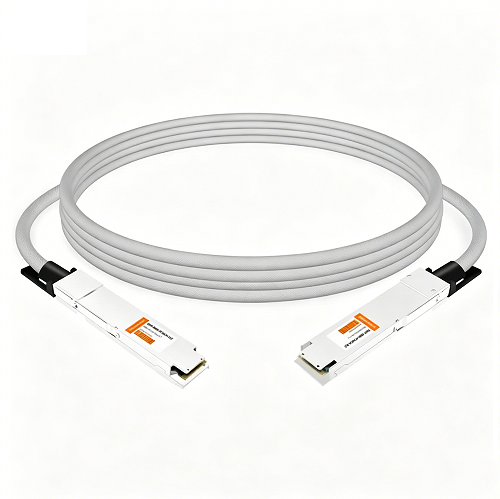 800G Twin-port 2x400G OSFP to 2x400G OSFP InfiniBand NDR Passive DAC, Flat top on one end and Finned top on other