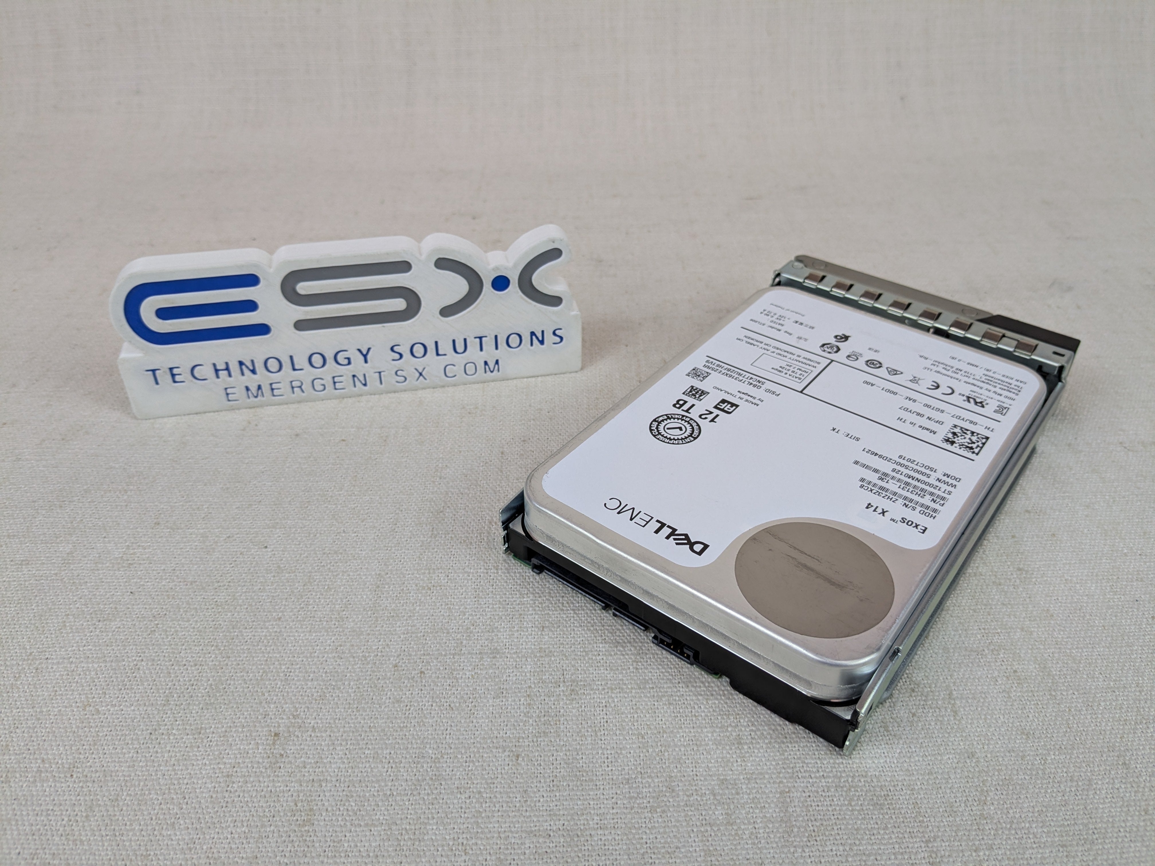 Dell 8JYD7 12TB 7.2k 6Gb/s 512e 3.5" SATA Hard Drive ST12000NM0128 w/ 14G Tray