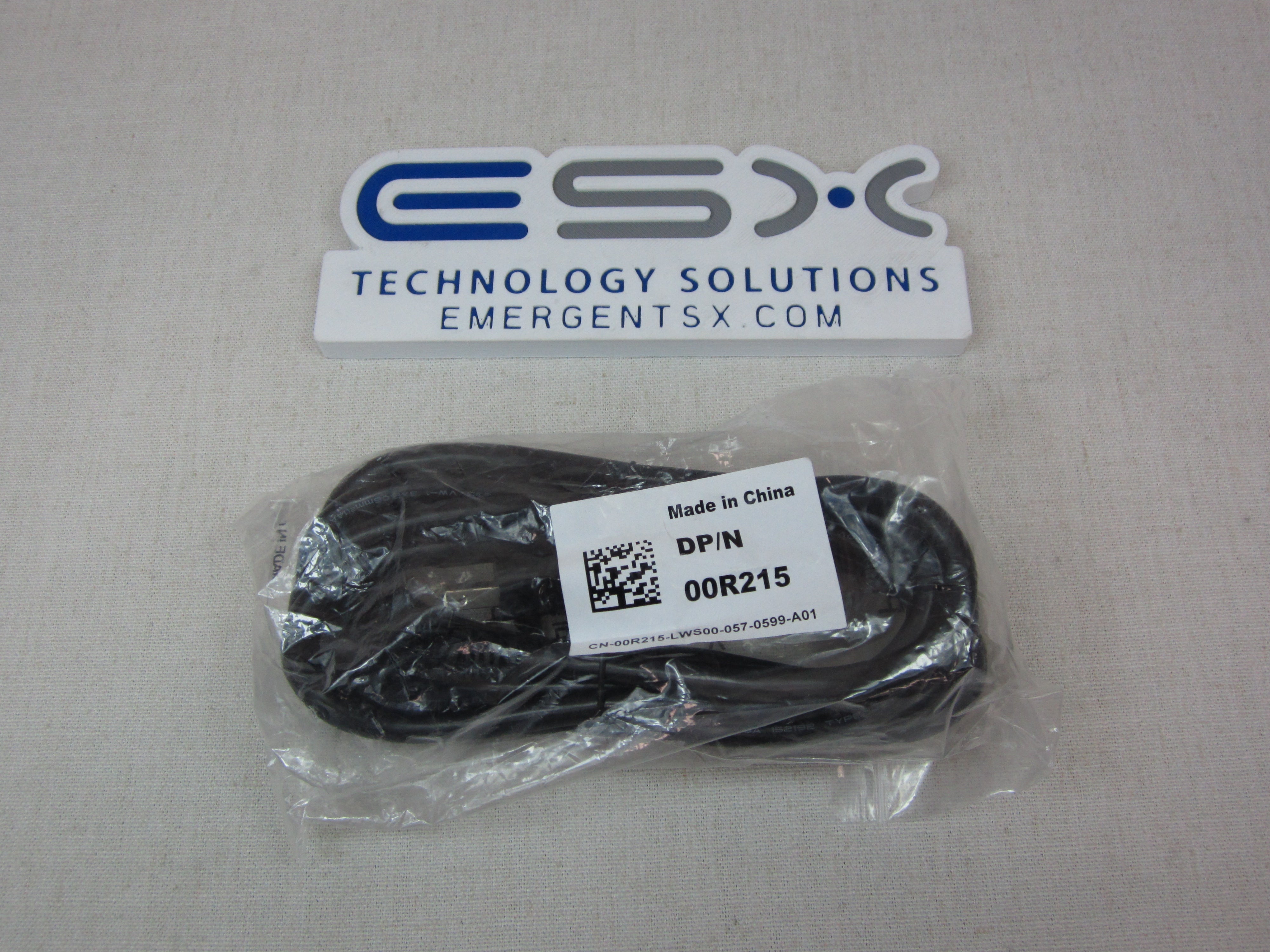 Dell 0R215 5' NEMA 5-15P to C13 125V 15A Power Cord