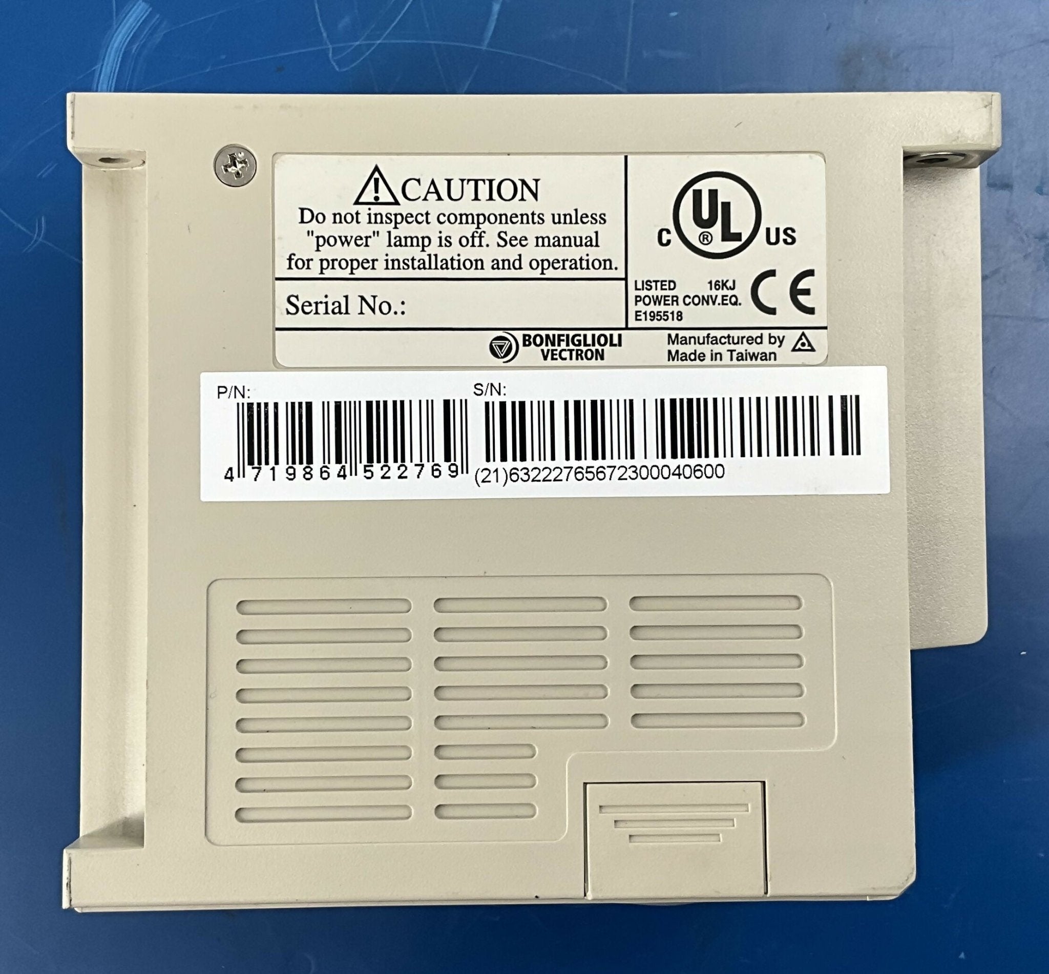 ADJUSTABLE FREQUENCY DRIVE (4719864/SYN10 S 220 05 GE/BONFIGLIOLI