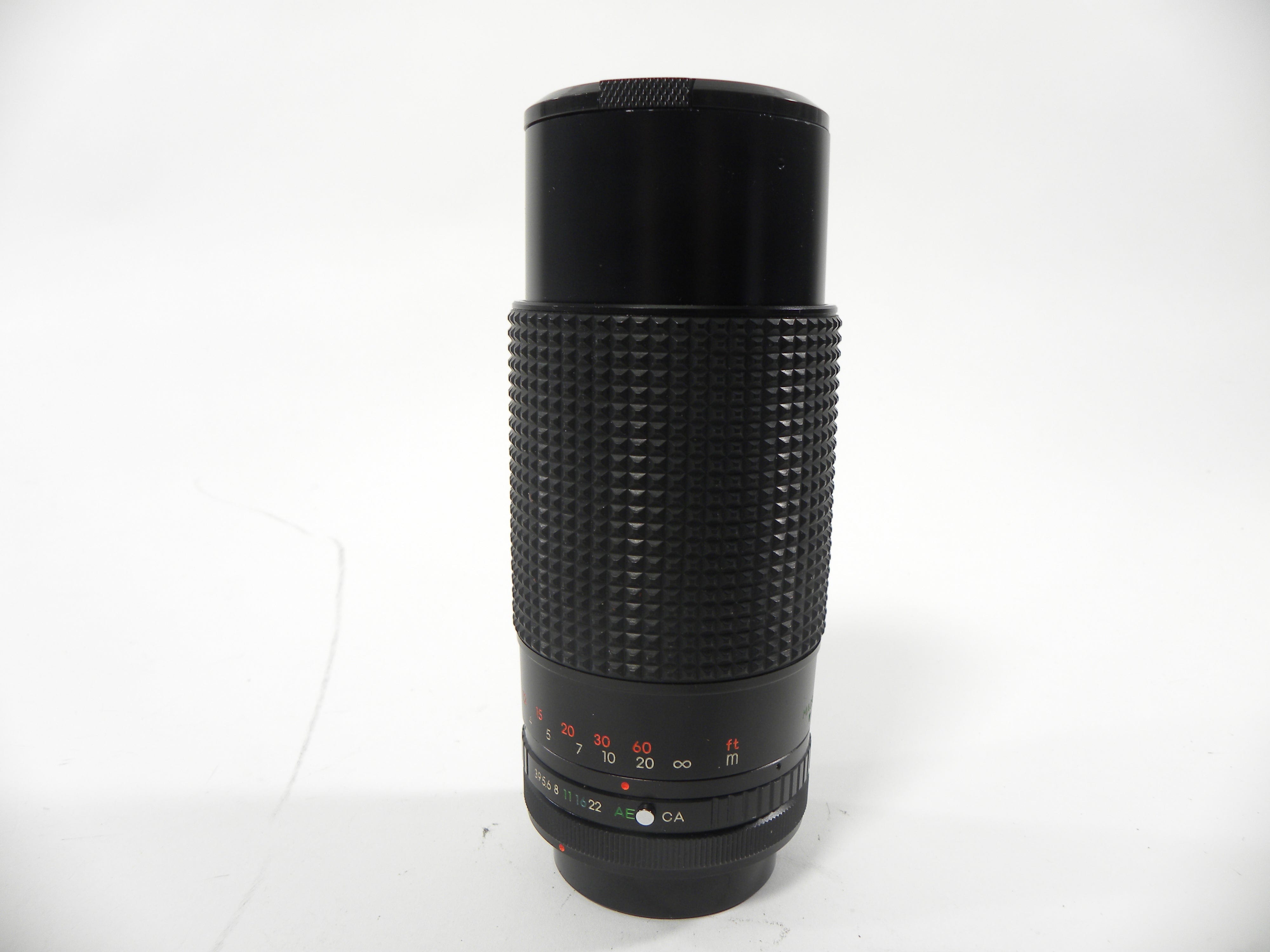 Albinar ADG MC Macro Zoom 80-200mm f3.9 Canon FD mount