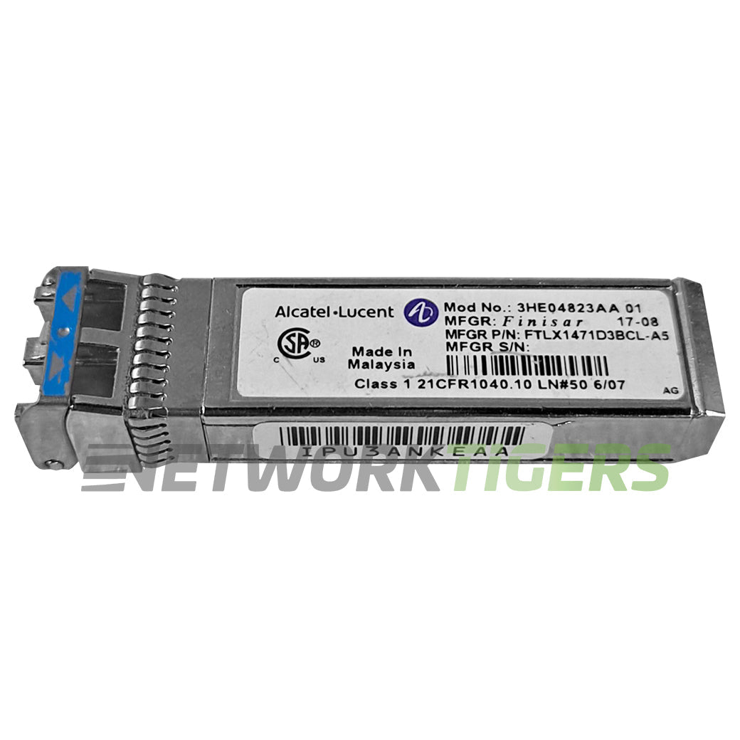 Alcatel-Lucent 3HE04823AA 01 10GB BASE-LR LR-LC SFP+ Transceiver
