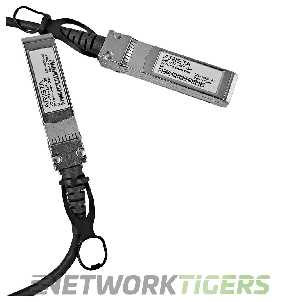 Arista CAB-SFP-SFP-3M 3m 10GB SFP+ Direct Attach Copper Cable