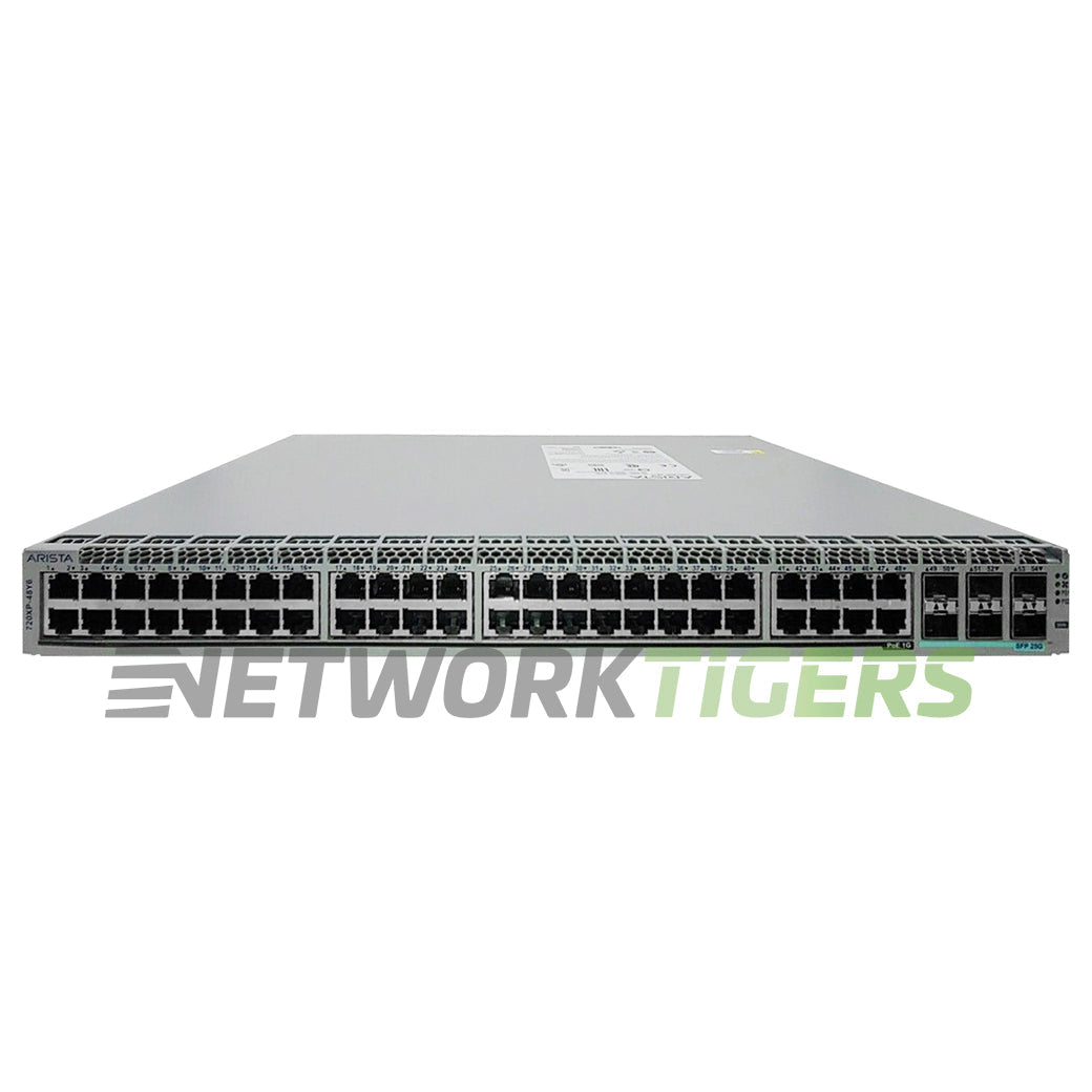 Arista CCS-720XP-48Y6-2F 48x 1GB PoE RJ45 6x 25GB SFP28 F-B Switch