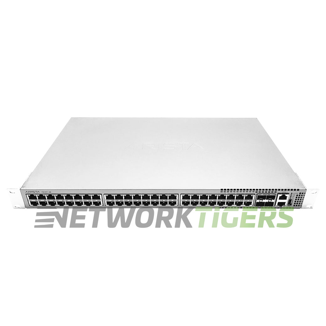 NEW Arista DCS-7010T-48-F 48x 1GB RJ45 4x 10GB SFP+ Front-to-Back Air Switch