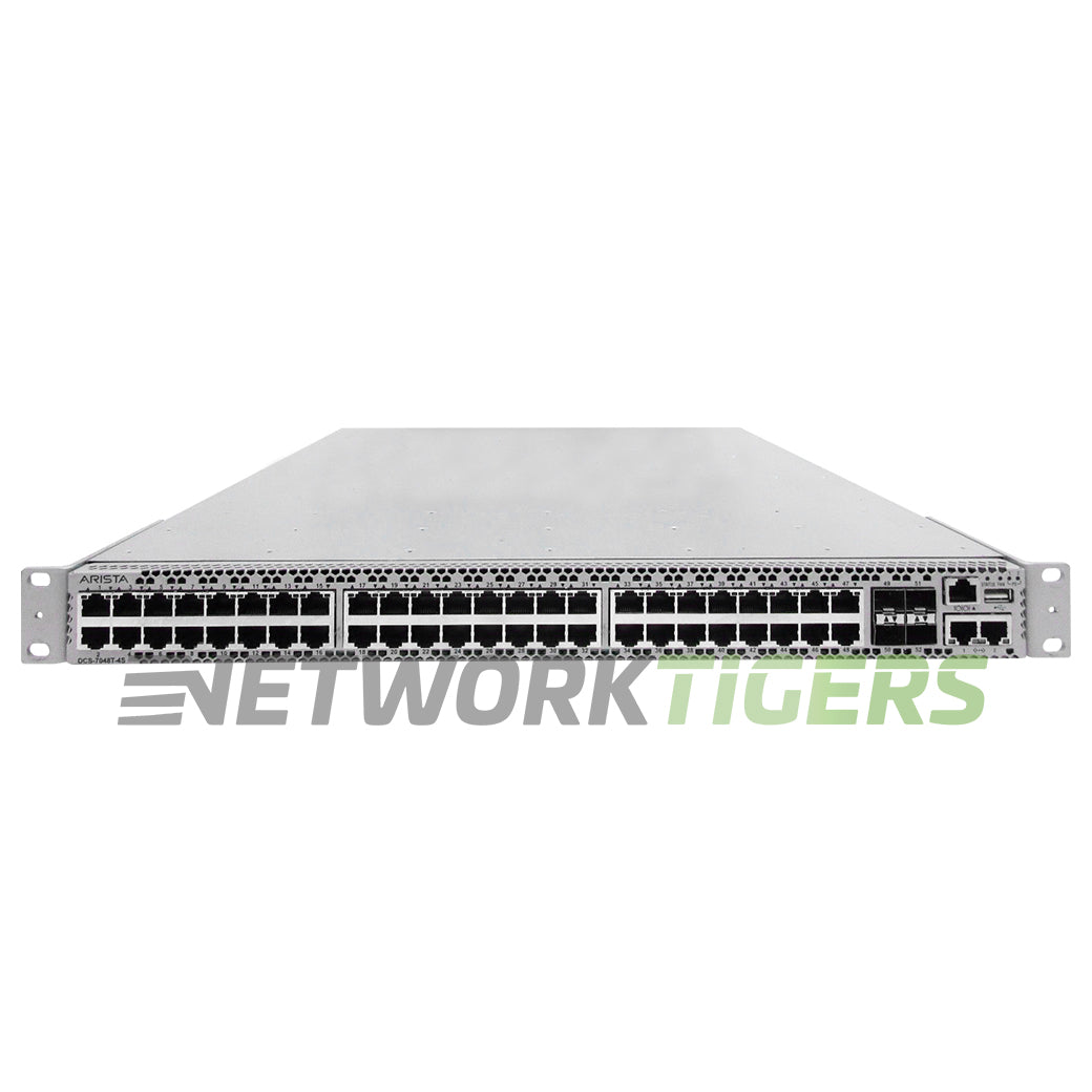 Arista DCS-7048T-4S-F 48x 1GB RJ45 4x 10GB SFP+ Front-to-Back Airflow Switch
