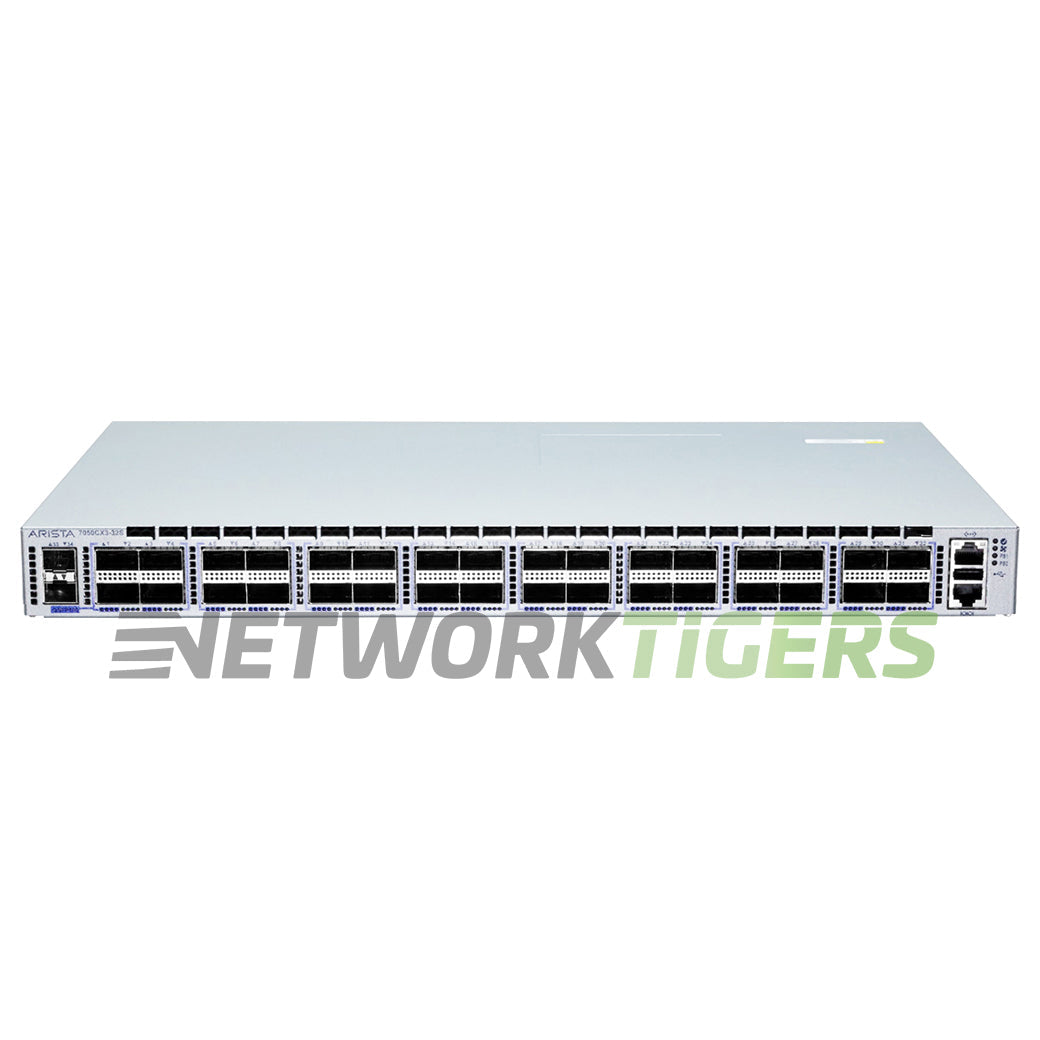 NEW Arista DCS-7050CX3-32S-F 32x 100GB QSFP100 2x 10GB SFP+ F-B Air Switch