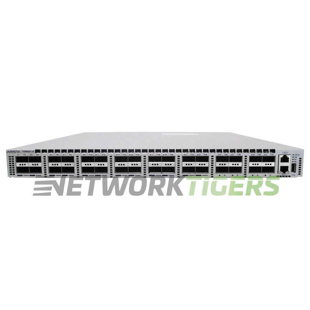 NEW Arista DCS-7050QX-32-F 32x 40GB QSFP+ Front-to-Back Airflow Switch