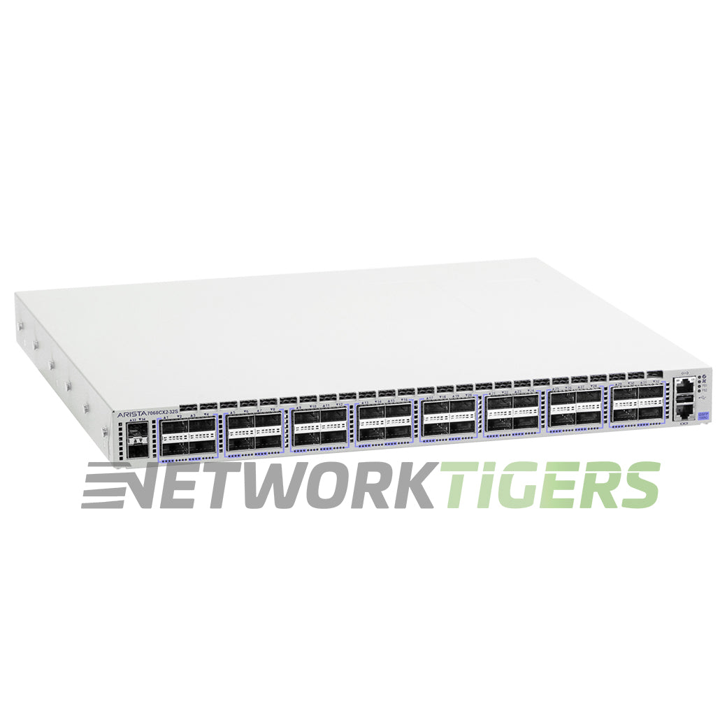Arista DCS-7060CX2-32S-F HPE JH976A 32x 100GB QSFP 2x 10GB SFP+ F-B Air Switch