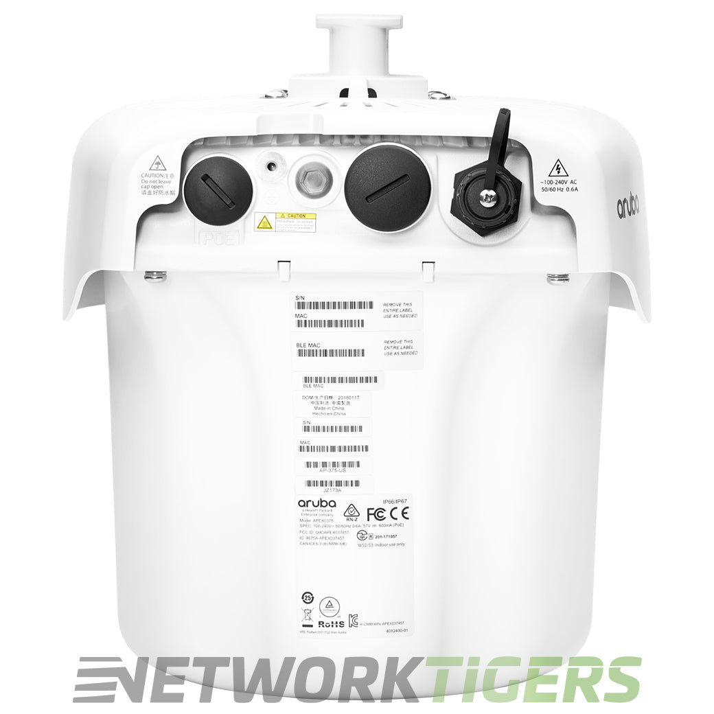 HPE Aruba JZ178A AP-375 (US) Dual Radio 802.11ac 2x2:2/4x4:4 MU-MIMO (TAA) WAP