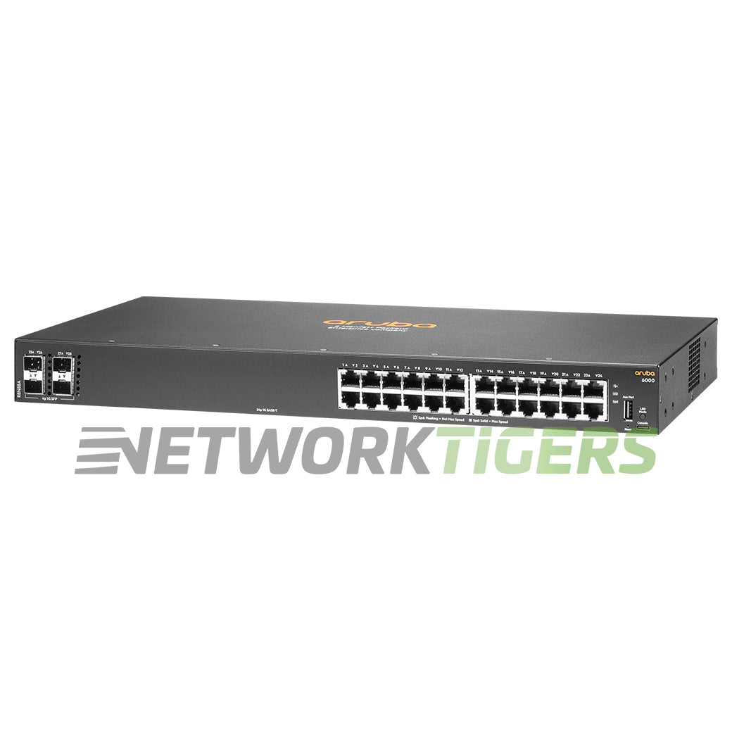 HPE Aruba R8N88A CX 6000 Series 24x 1GB RJ45 4x 1GB SFP Switch