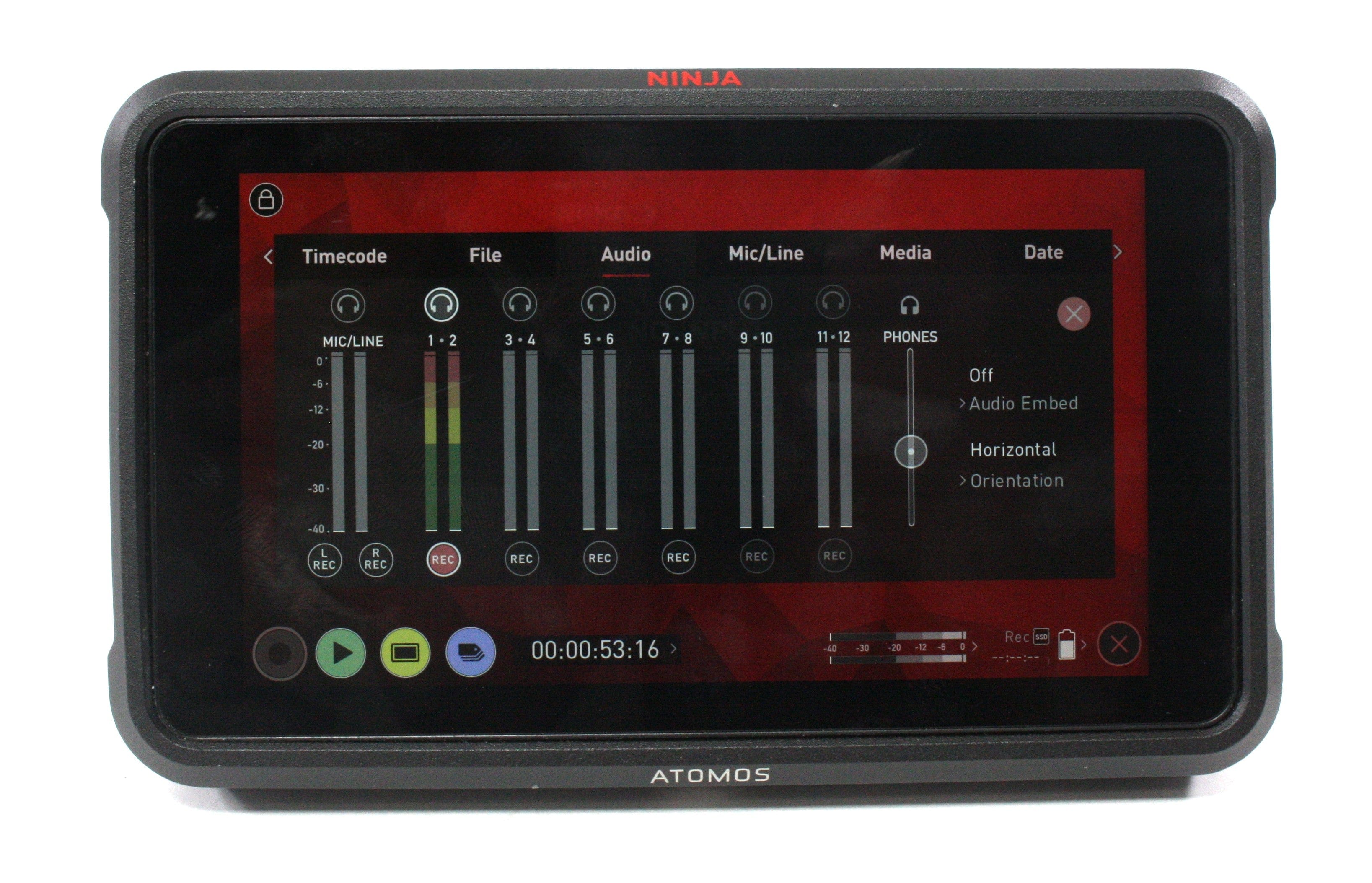 Atomos Ninja V Recording Monitor with 500GB SSD Mini