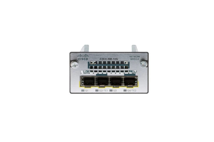 Cisco 3560X/3750X Four-Port 10G Ethernet Network Module, Refurbished, Original