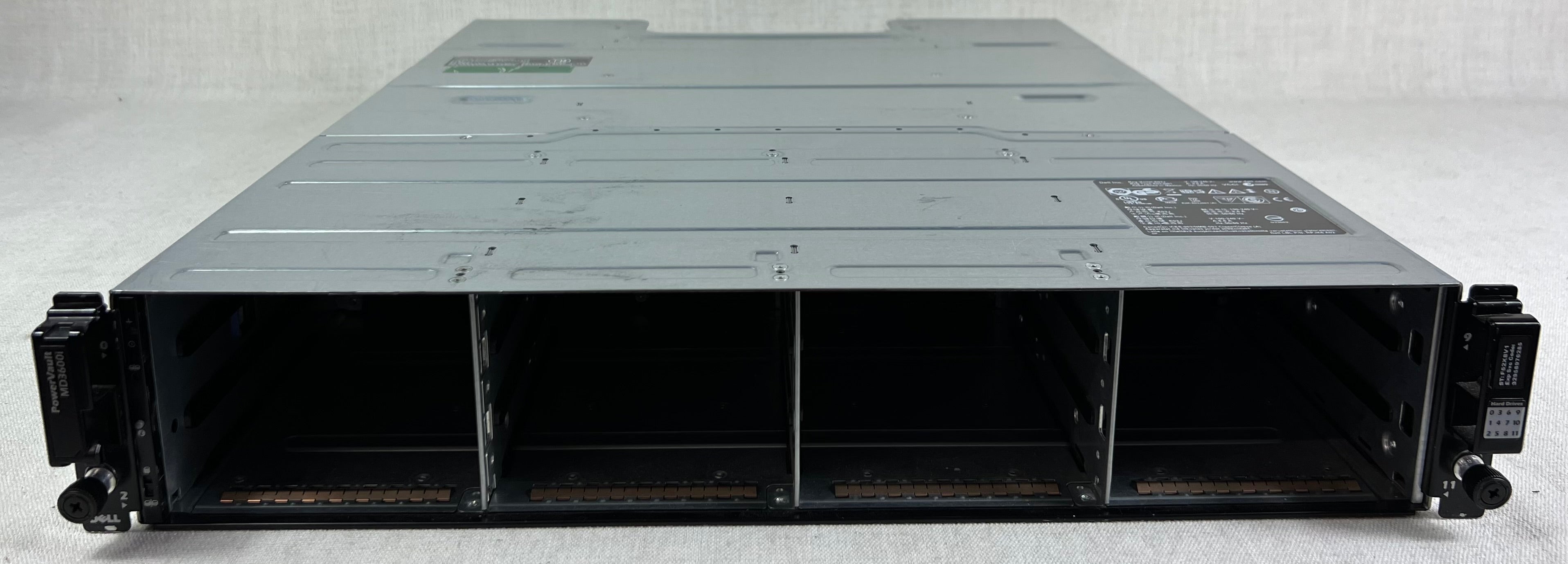 Dell PowerVault MD3600i 2U 10GbE iSCSI Storage Array 12x 8TB 96TB
