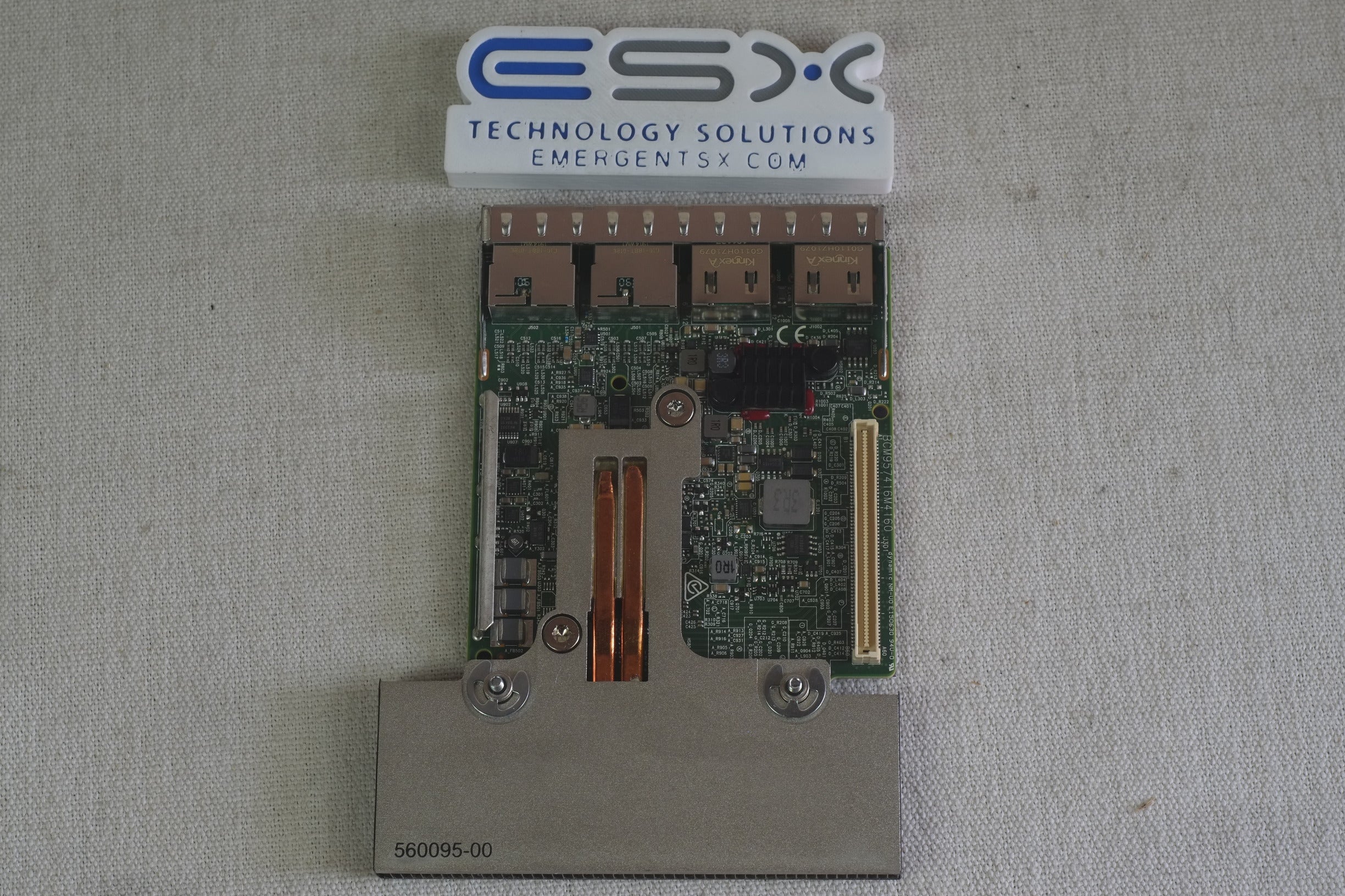 Dell 1224N Broadcom 57416 2x 1GbE, 2x 10GBASE-T RJ45 Network Daughter Card