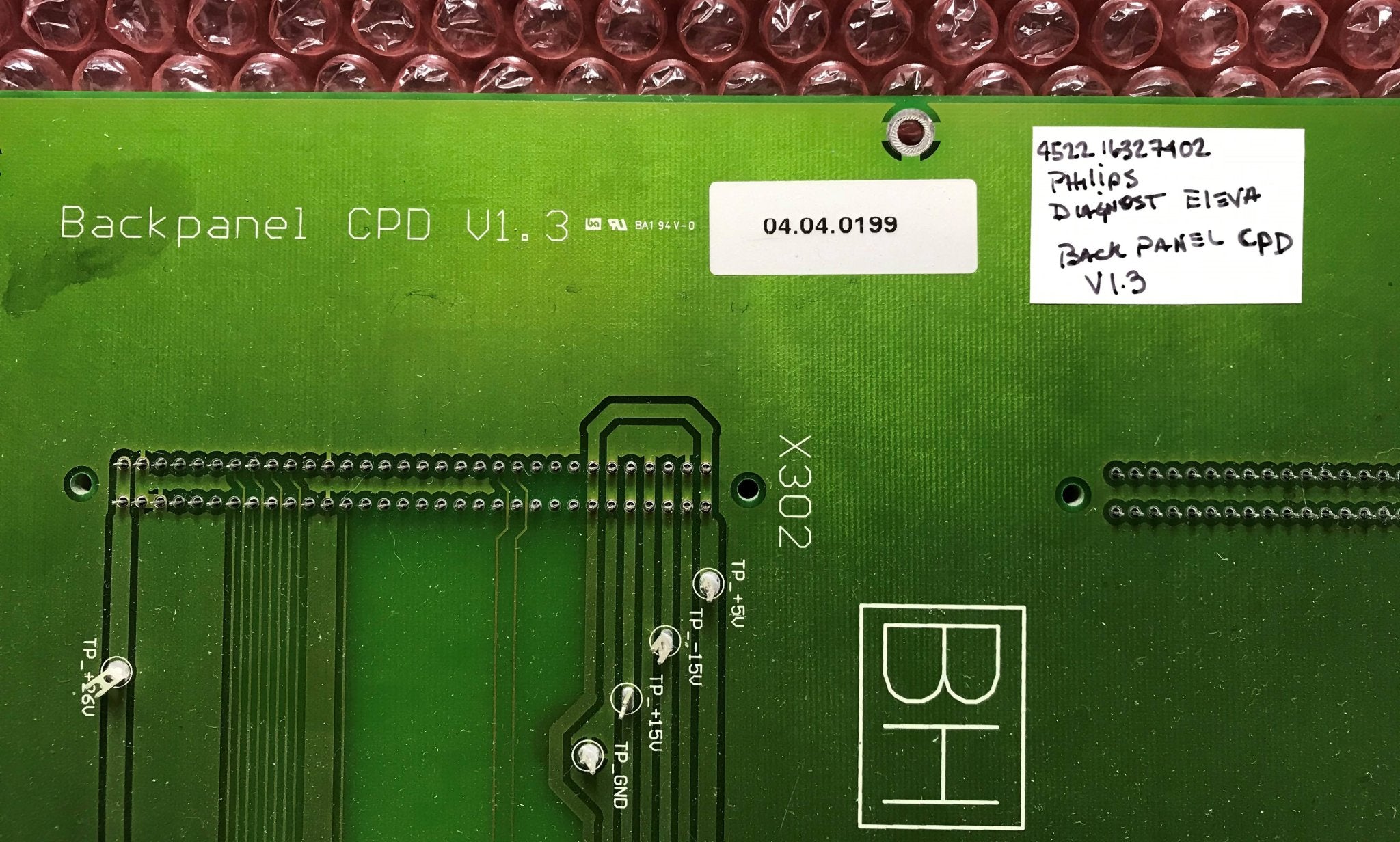 Back Panel CPD V1.3 (4522 163 27402 Philips Easy Diagnost