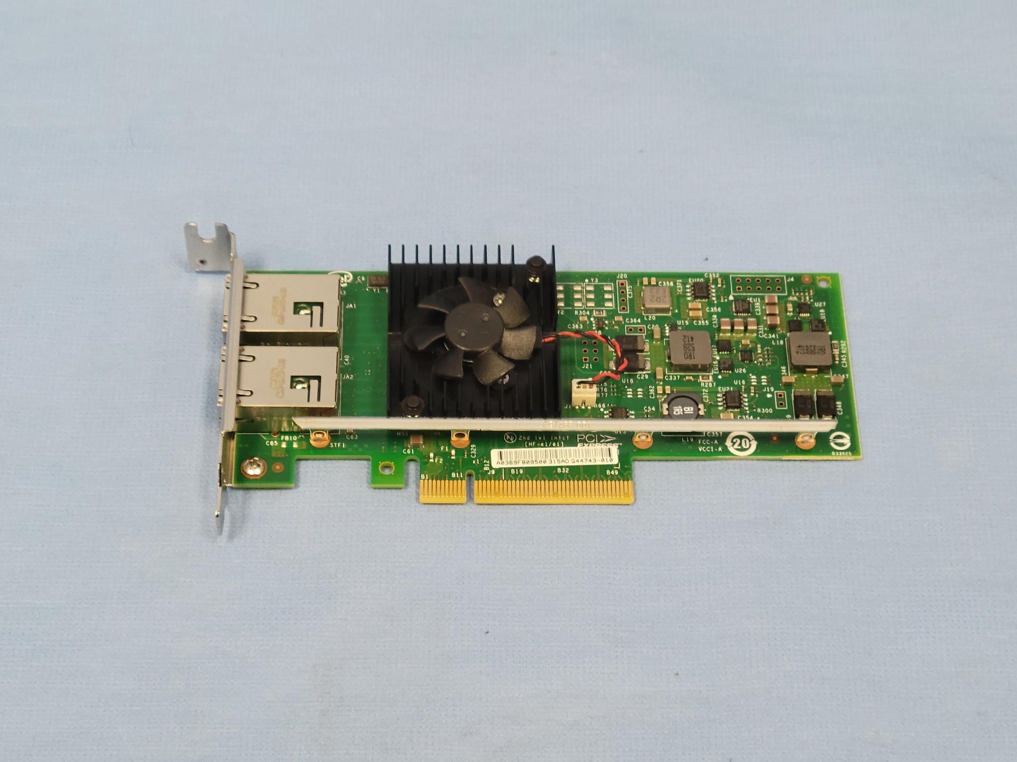 Dell 3DFV8 Intel X540-T2 Dual Port 10GBASE-T Converged Network Adapter - Low Pro