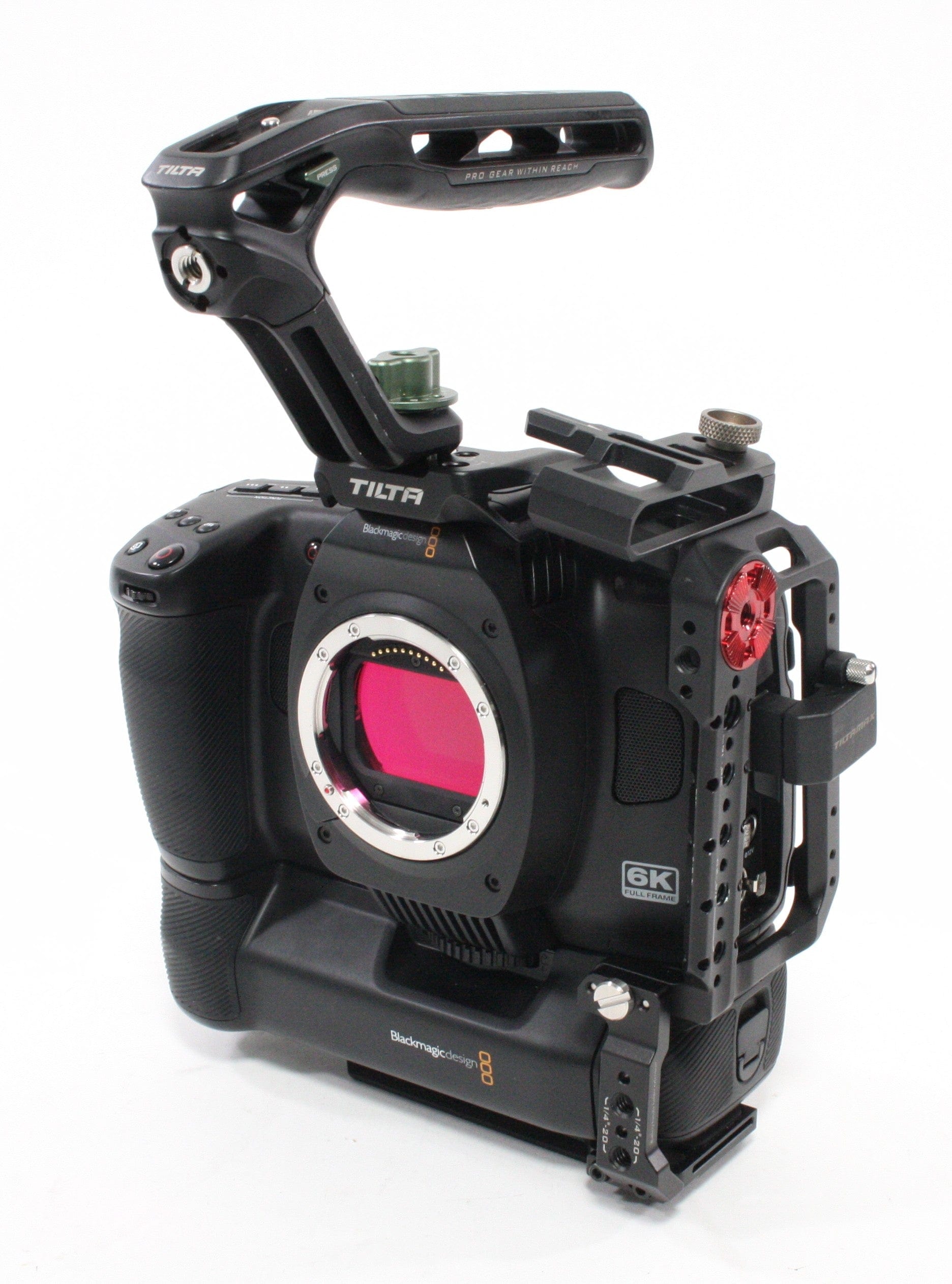 Blackmagic Cinema Camera 6K Full Frame w/ Tilta Cage Kit (Grips and Cords)