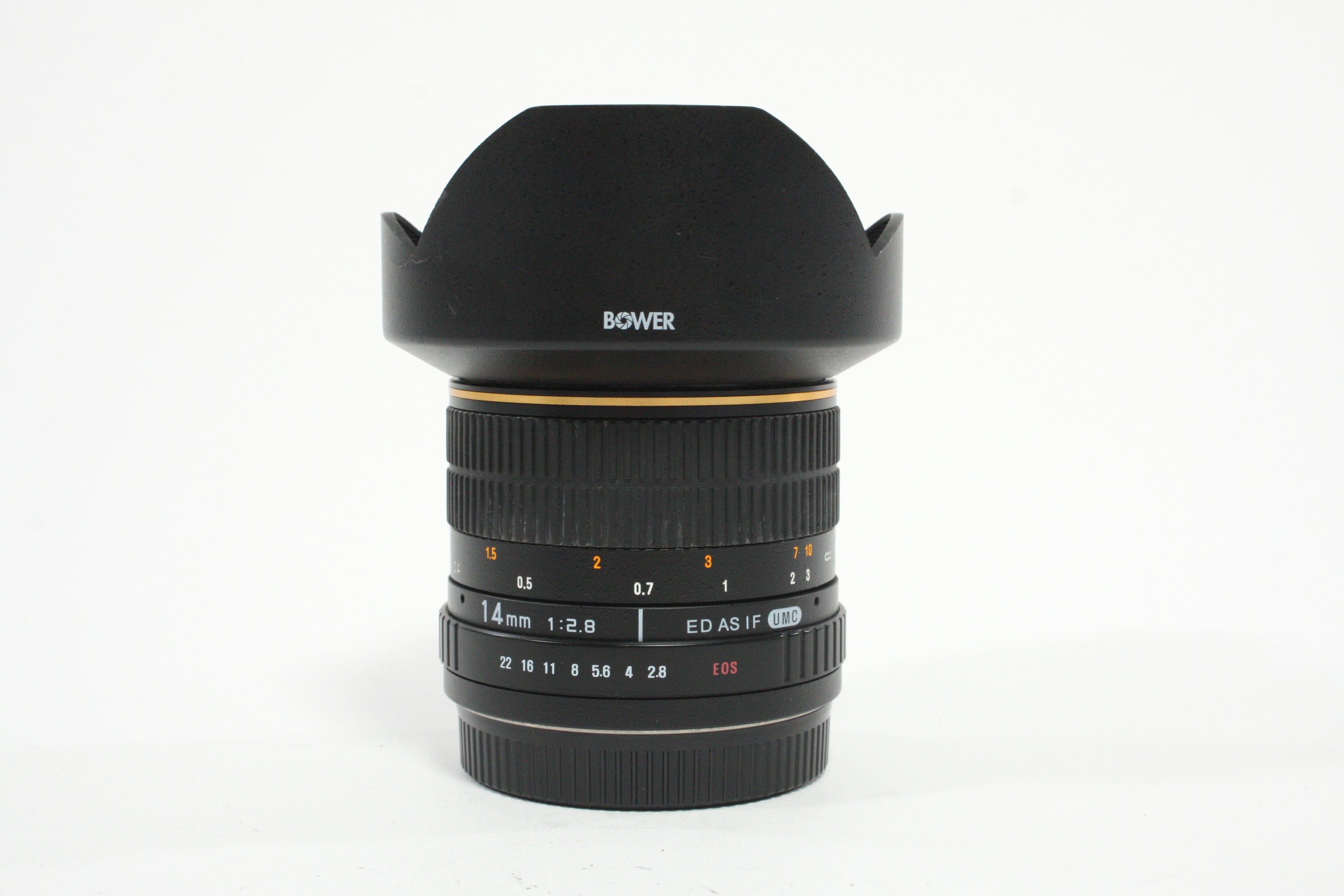Bower 14mm f/2.8 ED AS IF USC Manual Lens for Canon EF Mount