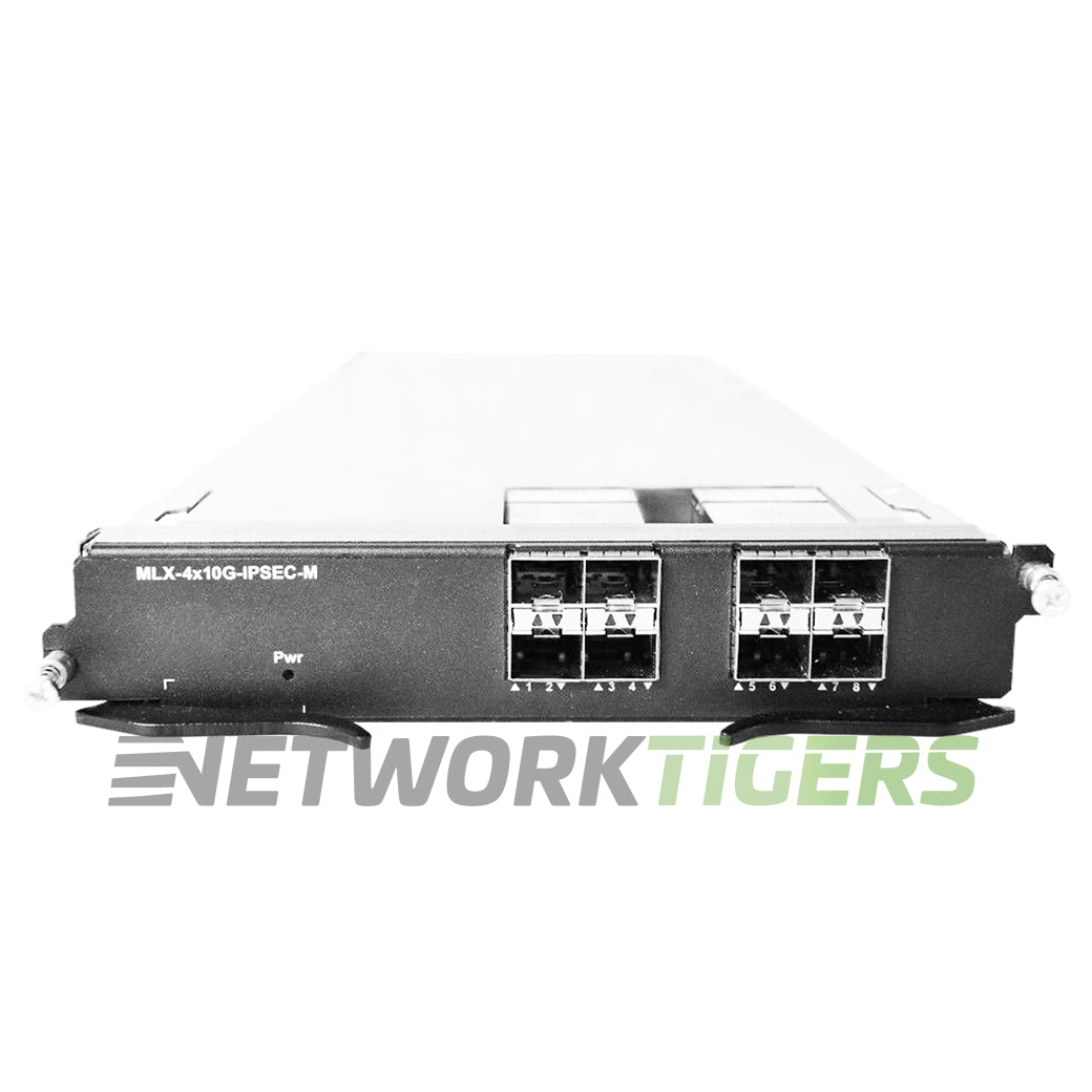 NEW Extreme Brocade BR-MLX-10GX4-IPSEC-M 4x 10GB SFP+ 4x 1GB SFP Switch Module