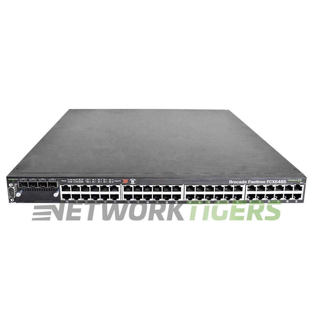 NEW Brocade FCX648S-ADV FCX 48x Gigabit Ethernet 4x 1G Combo Advanced Switch