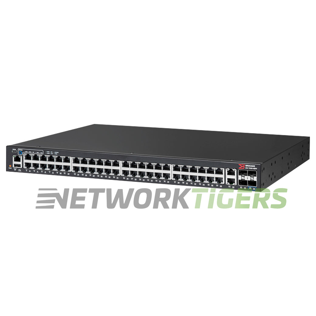 NEW Ruckus ICX7150-48-2X10G Brocade ICX 7150 48x 1GB RJ45 2x 10G SFP+ Switch