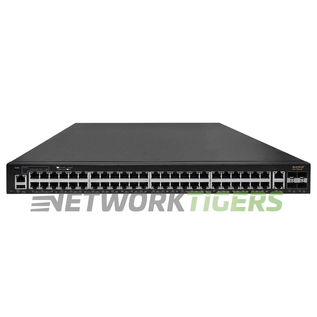 NEW Ruckus ICX7150-48-4X1G Brocade 48x 1GB RJ45 4x 1GB SFP 2x 1GB RJ45 Switch