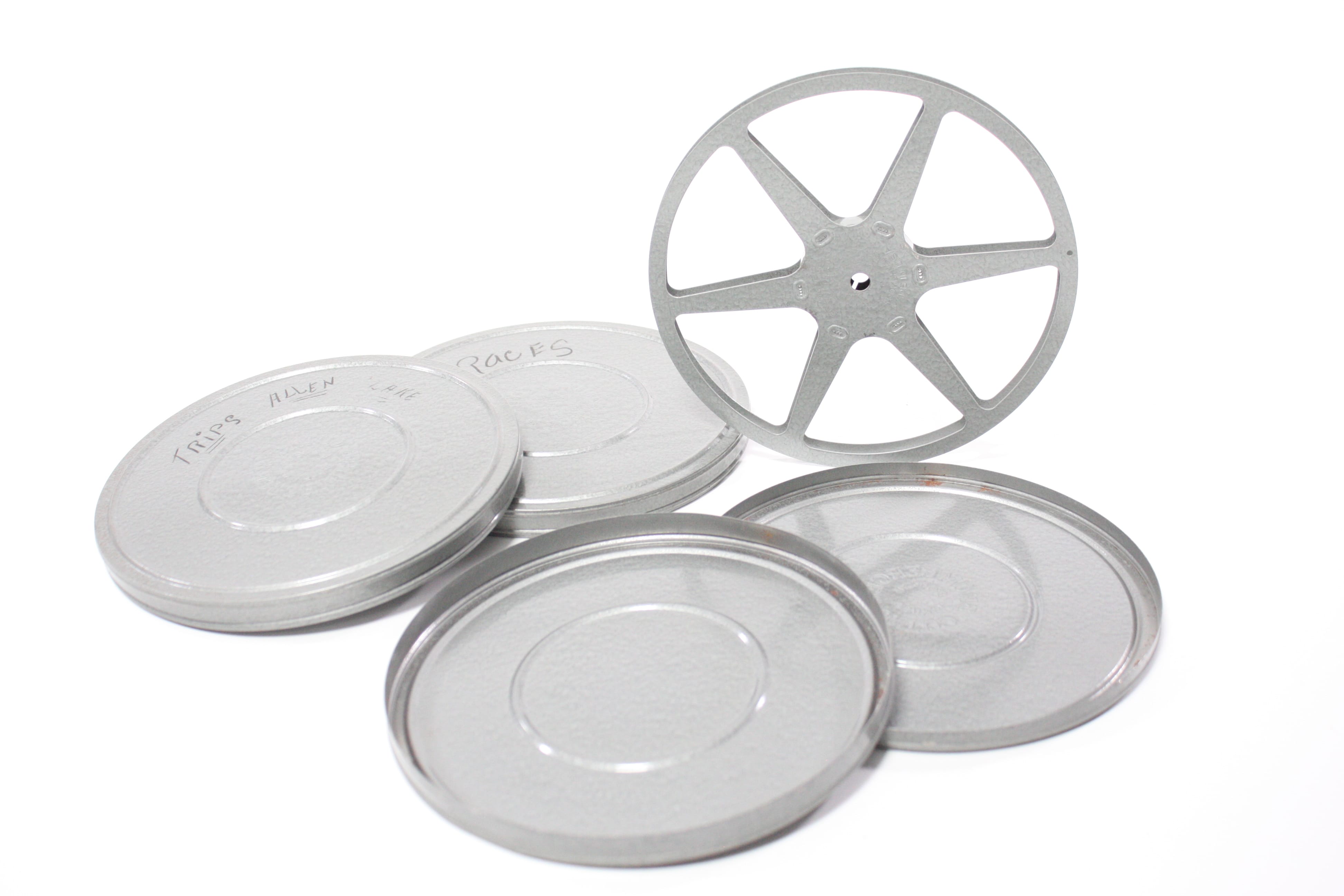 Brumberger Co. 8mm Film Canisters and Reels (Set of 3)
