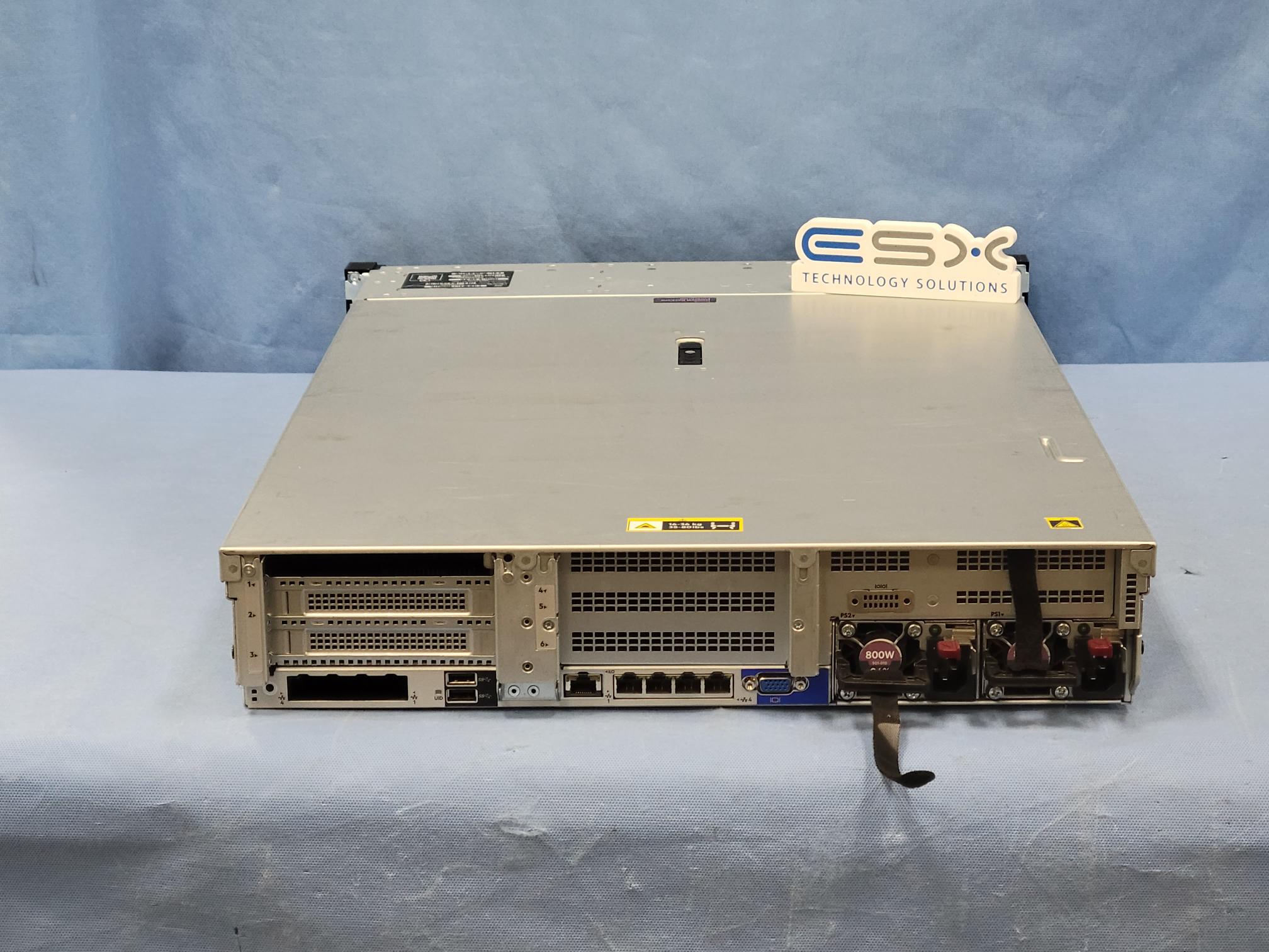 HP Proliant DL380 Gen10 8SFF Server 2x Gold 6226 2.7GHz CPU 256GB RAM 3x 480GB