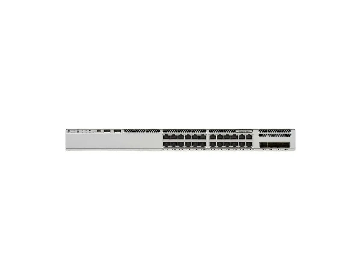 Cisco Catalyst C9200L-24PXG-2Y-A 24-Port mGig PoE+ Switch, 2x25G Uplinks, Network Advantage