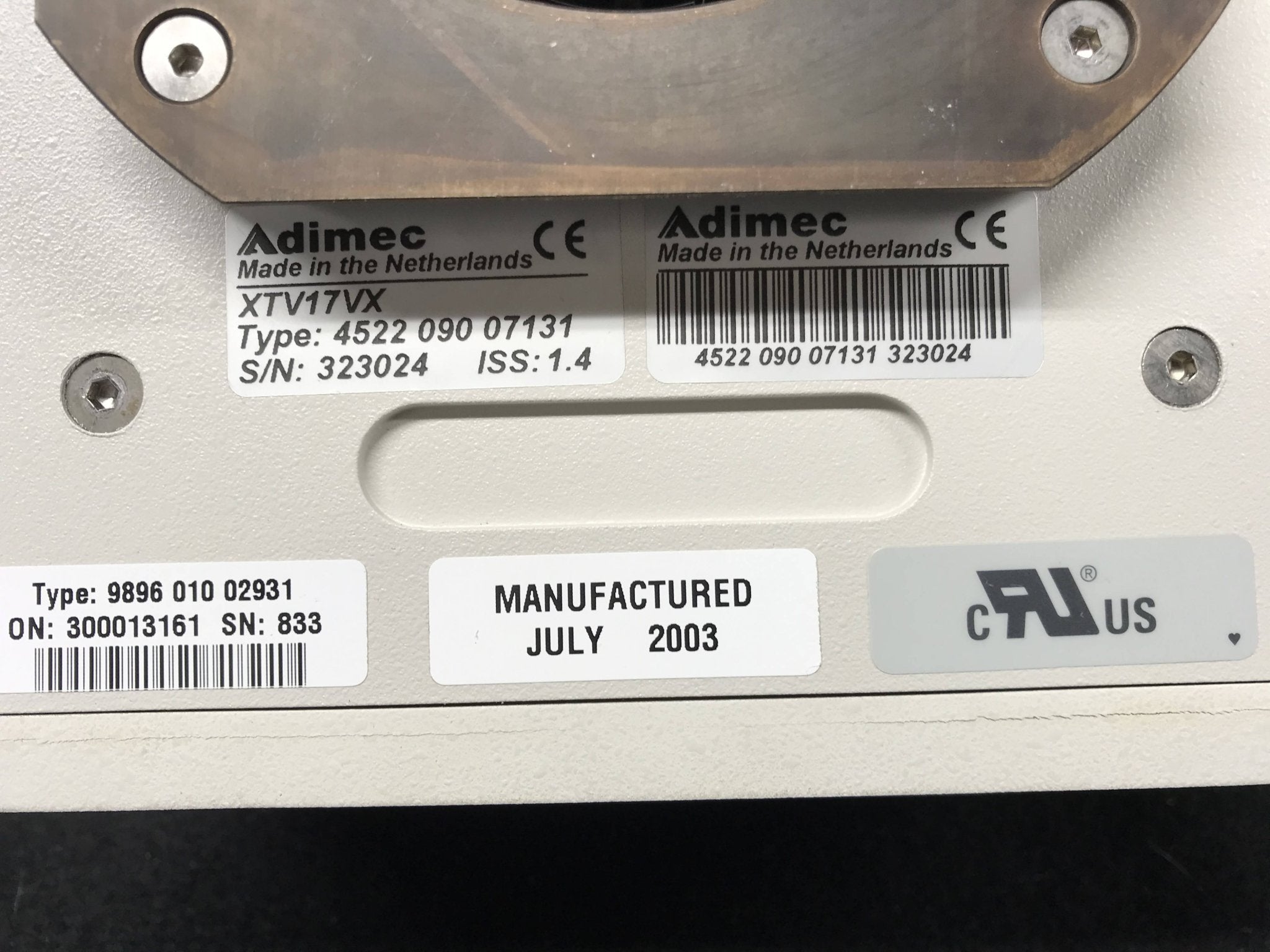 Camera XTV17VX (4522 090 07131/9896 010 02931 Philips