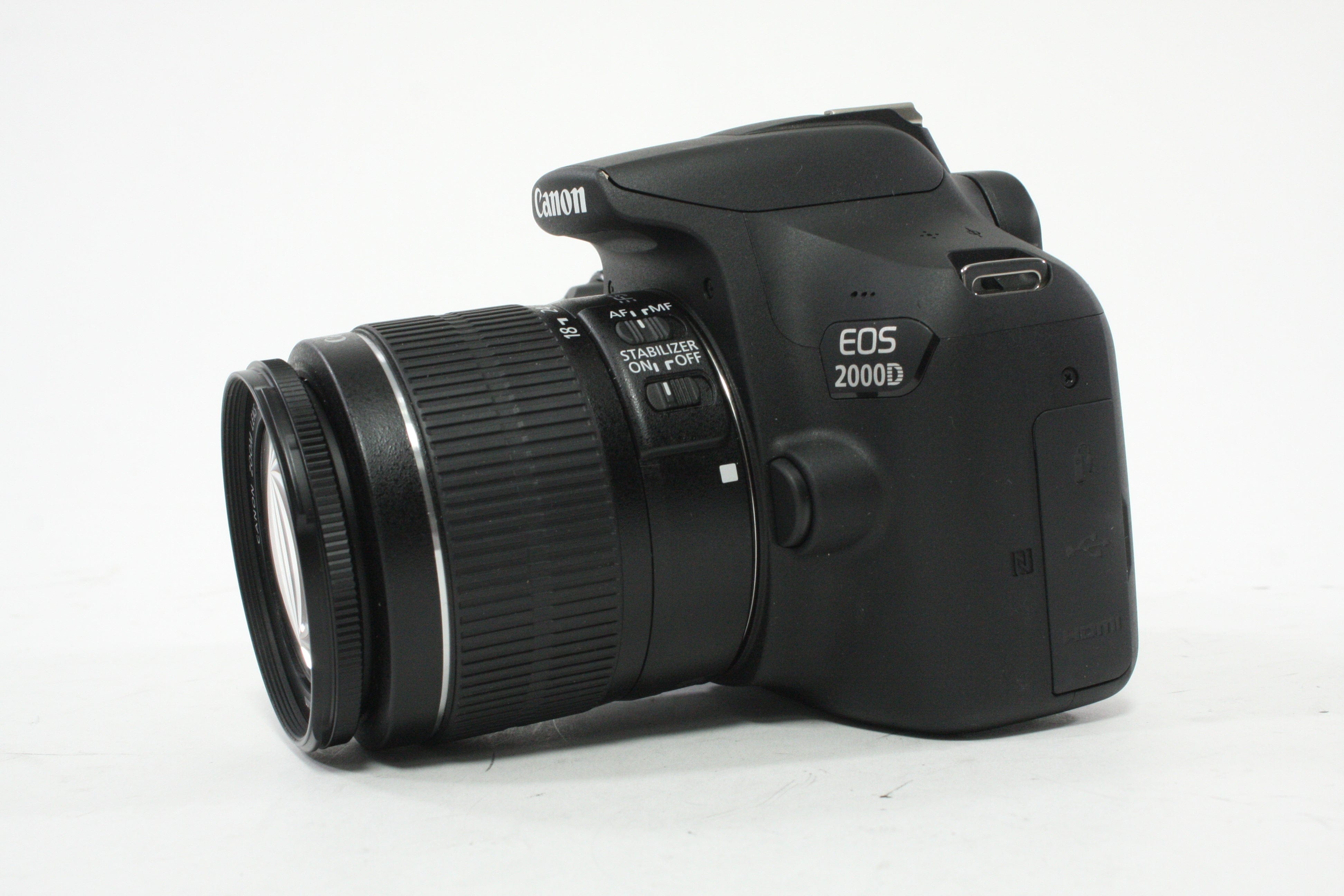 Canon 2000D DSLR with 18-55mm f/3.5-5.6 Lens with a Shutter Count of 3