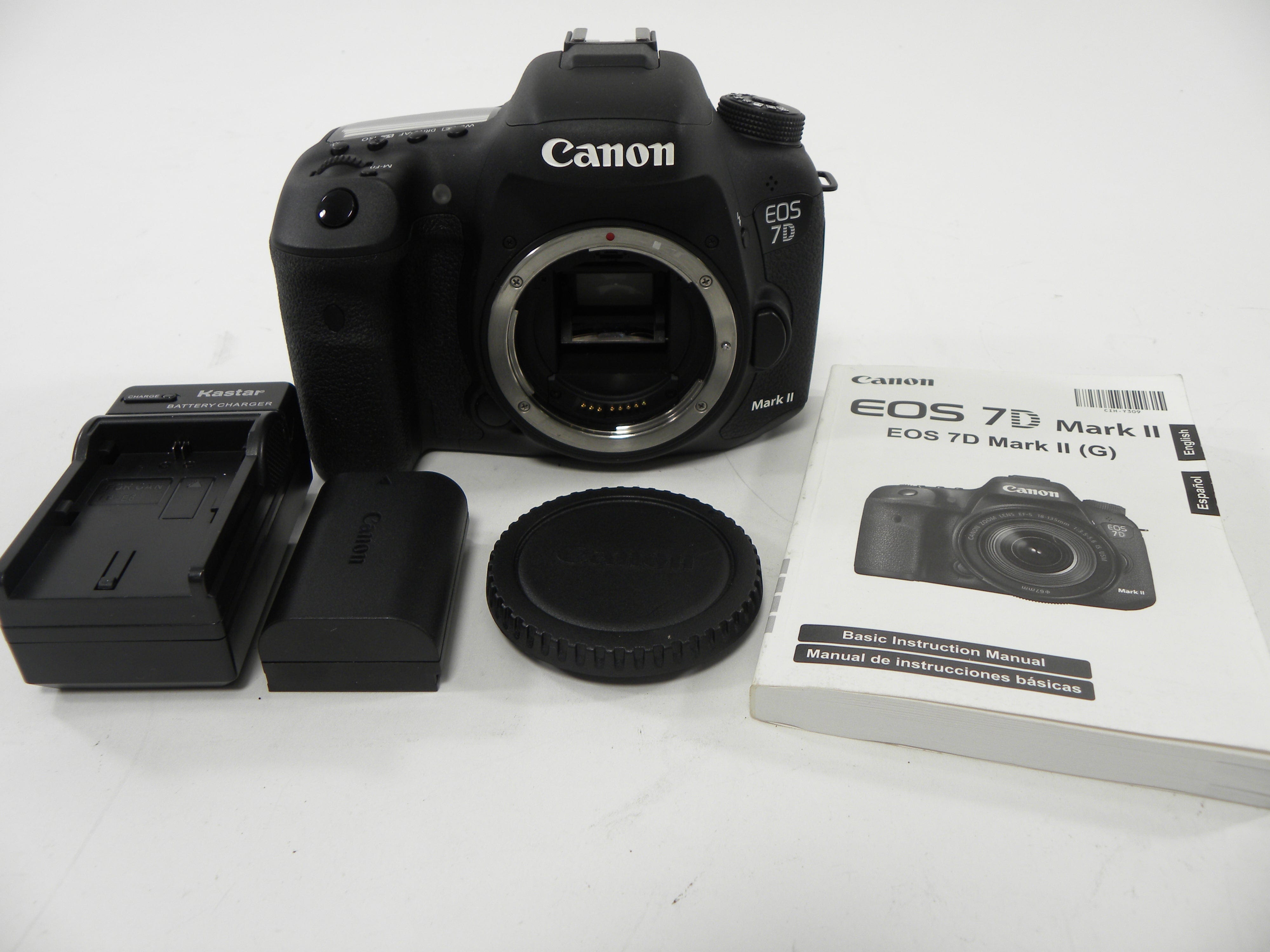 Canon 7D Mark II 20.2mp Digital SLR Body Only Shutter Ct. 4,315