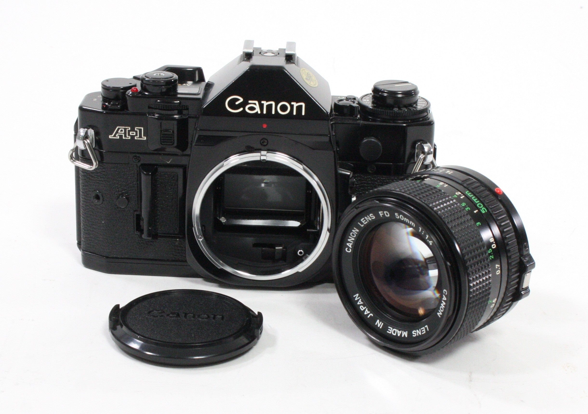 Canon A-1 SLR Camera with 50mm f/1.4 NFD Lens