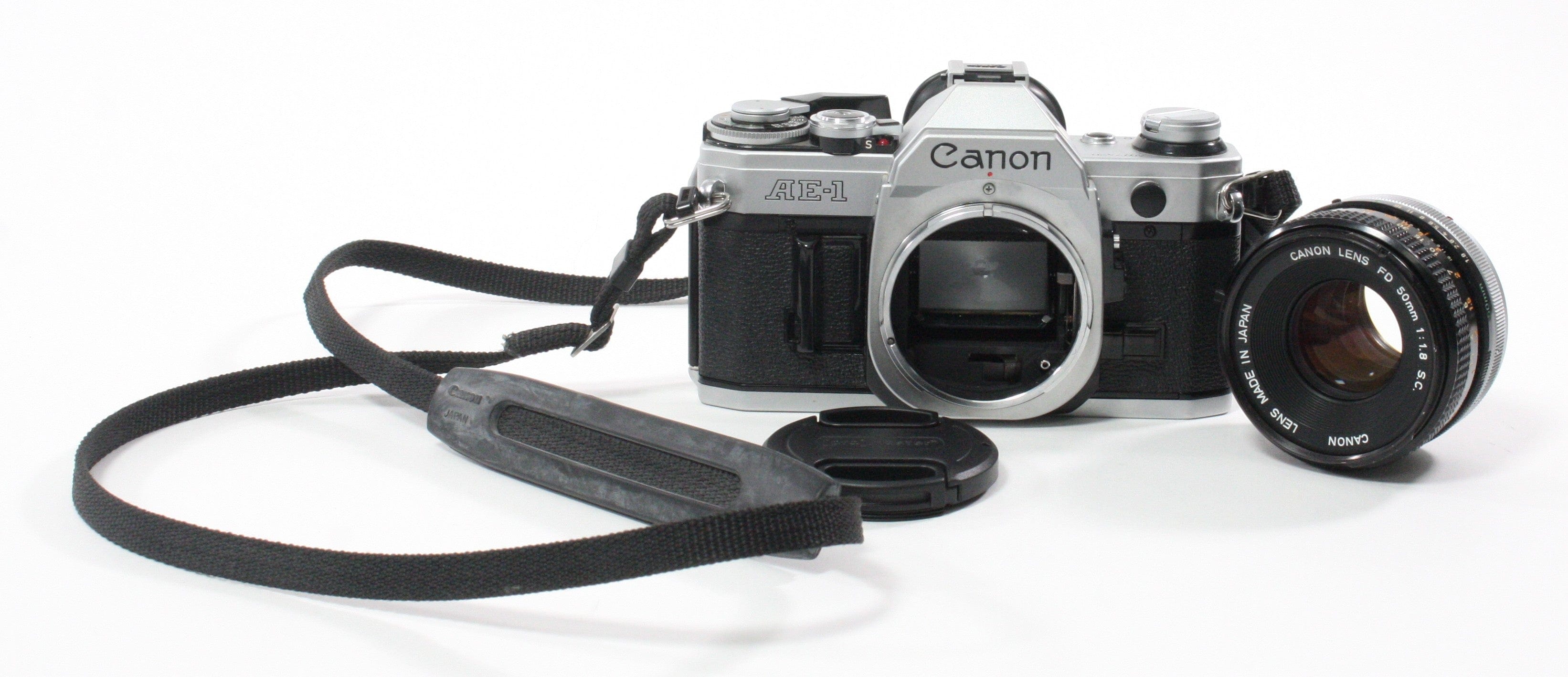 Canon AE-1 35mm Camera with 50mm f/1.8 Lens