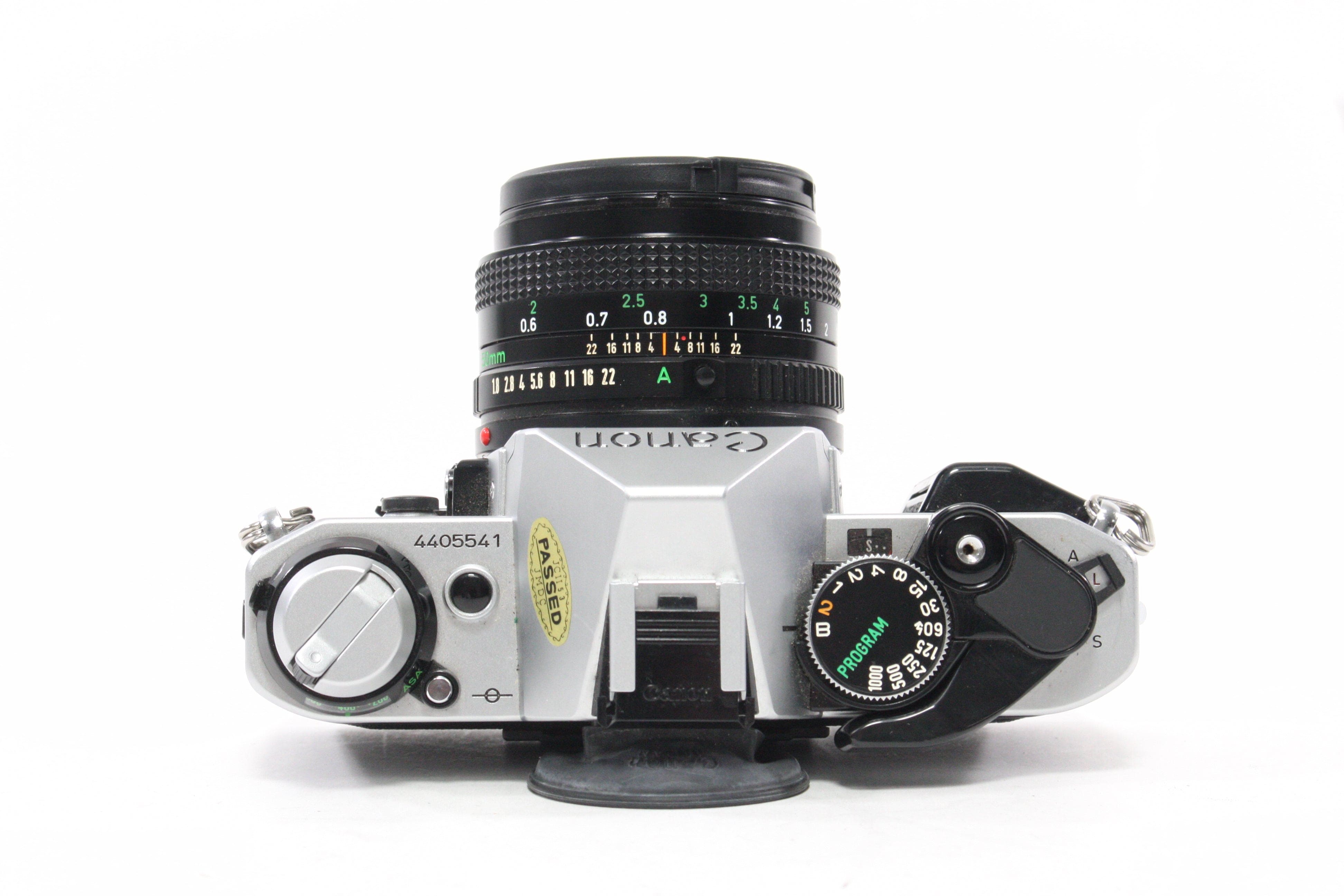 Canon AE-1 35mm SLR Camera with 50mm f/1.8 Lens