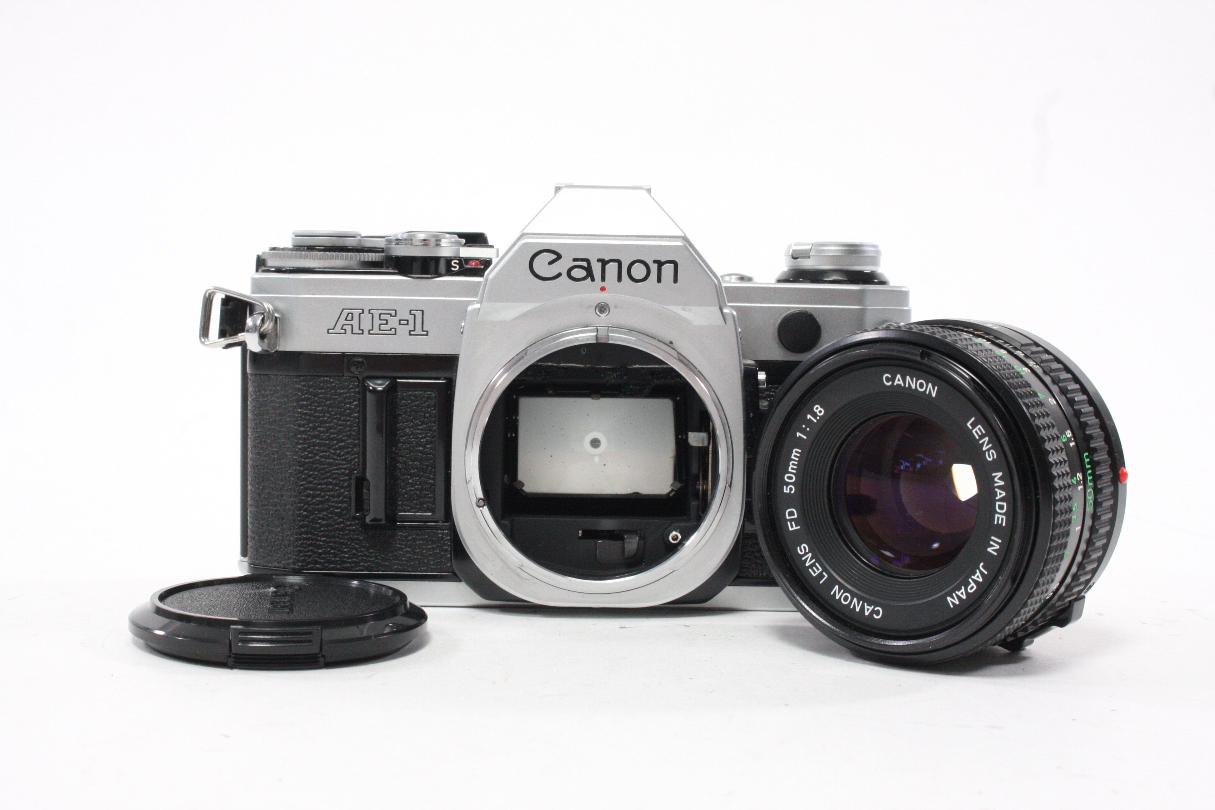 Canon AE-1 35mm SLR Camera with 50mm f/1.8 Lens