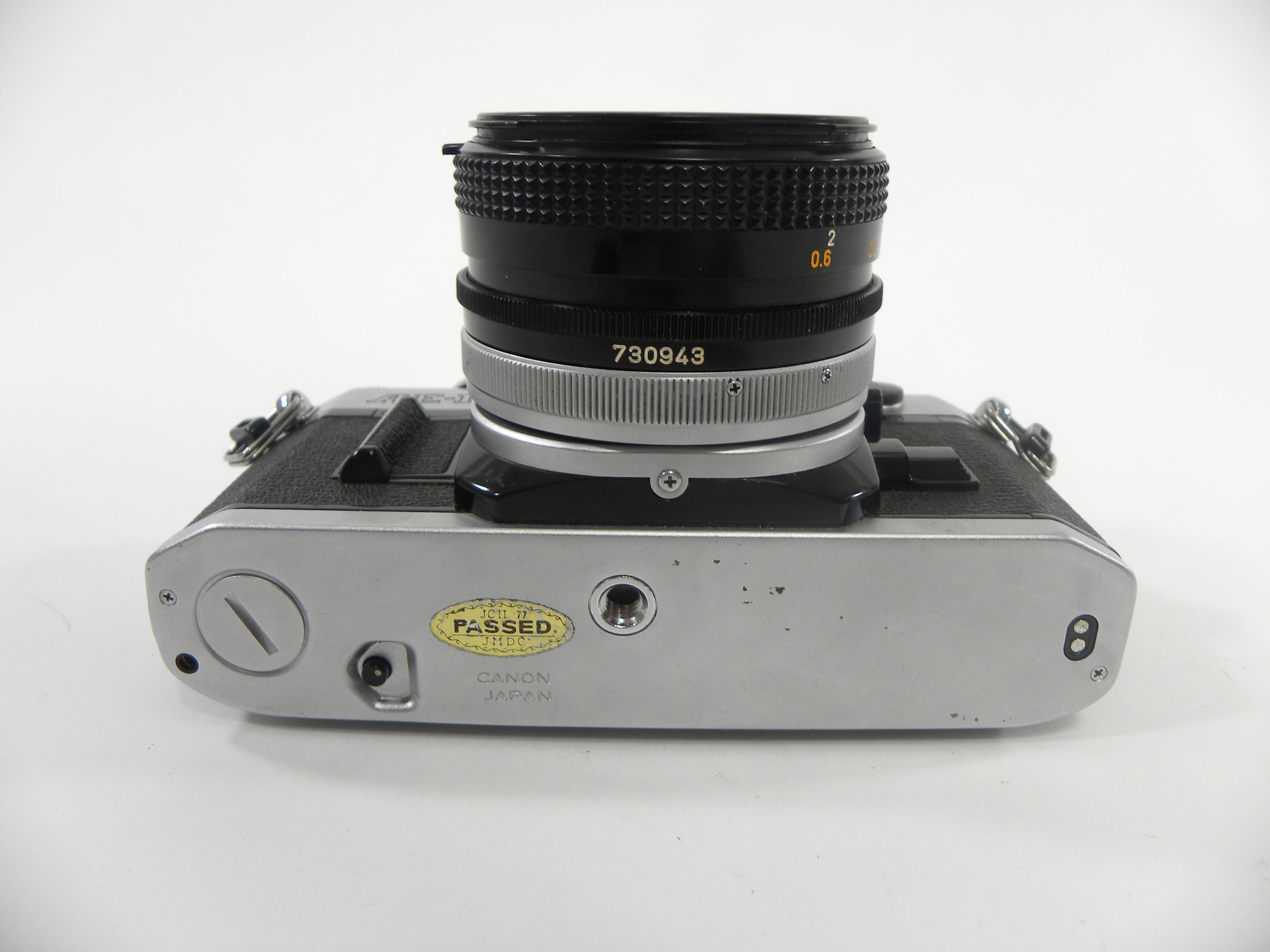 Canon AE-1 35mm SLR Camera with a FD 50mm f1.8 S.C.