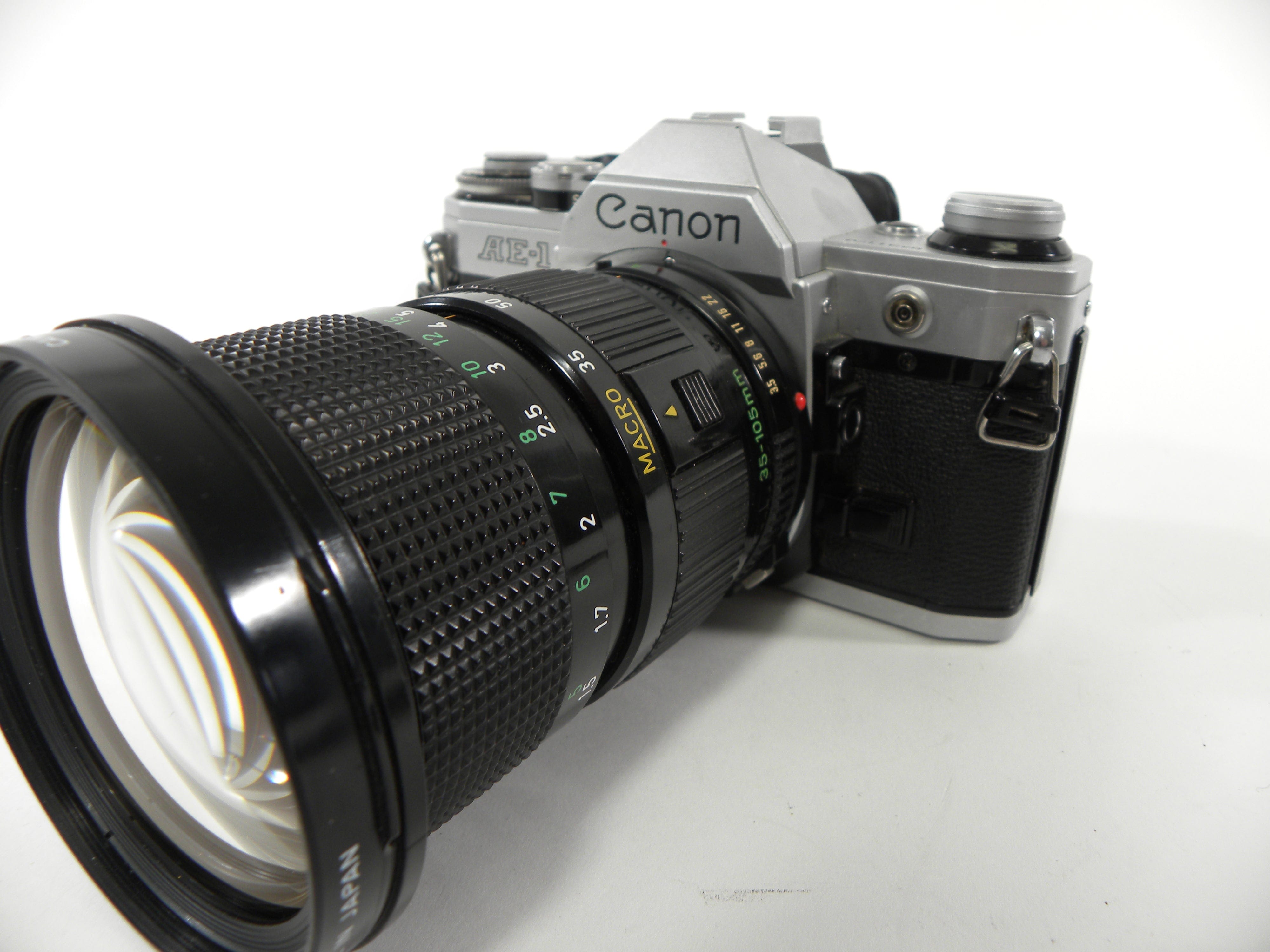 Canon AE-1 35mm SLR w/FD 35-105mm F3.5