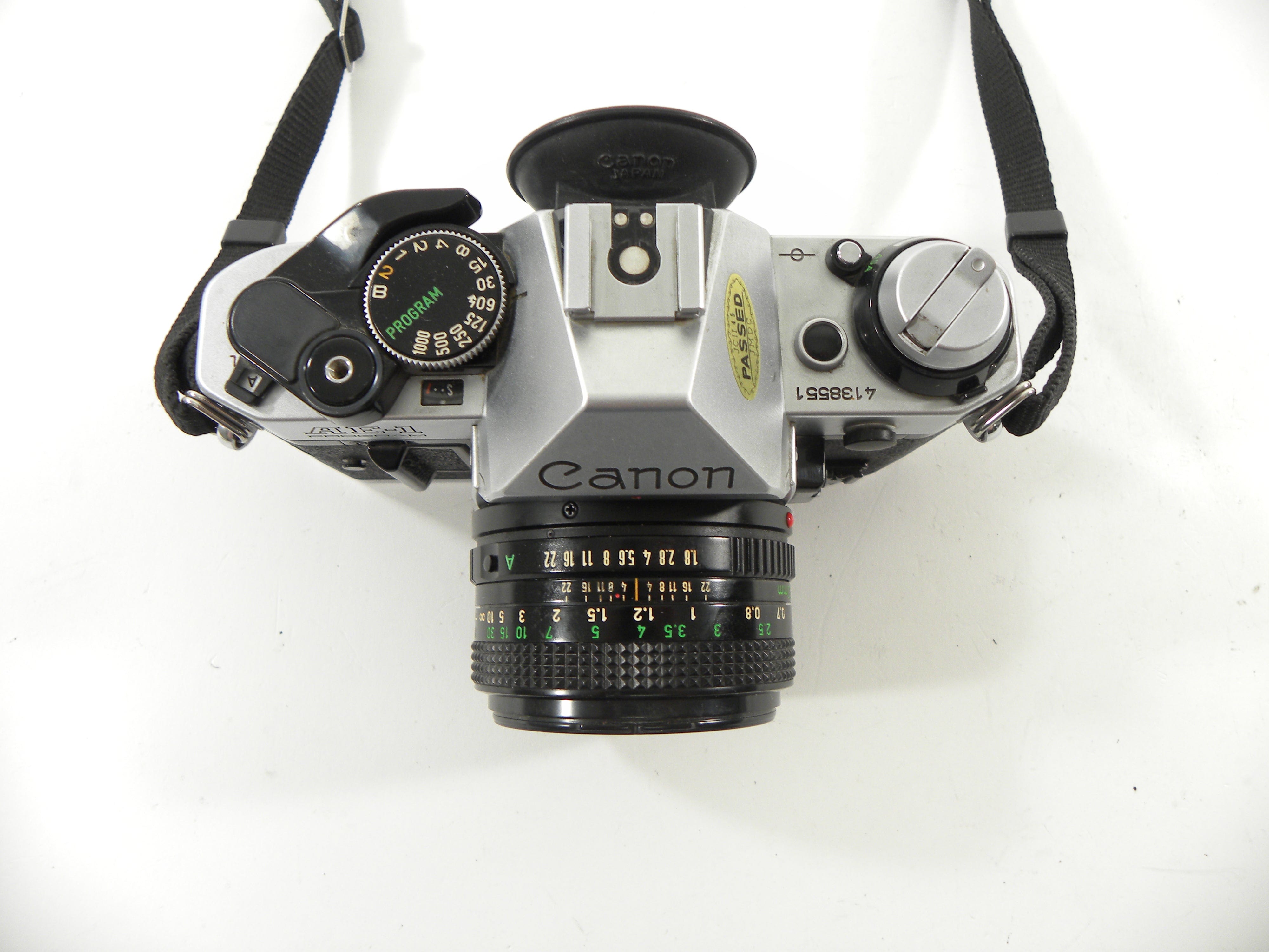 Canon AE-1 35mm SLR w/FD 50mm f1.8