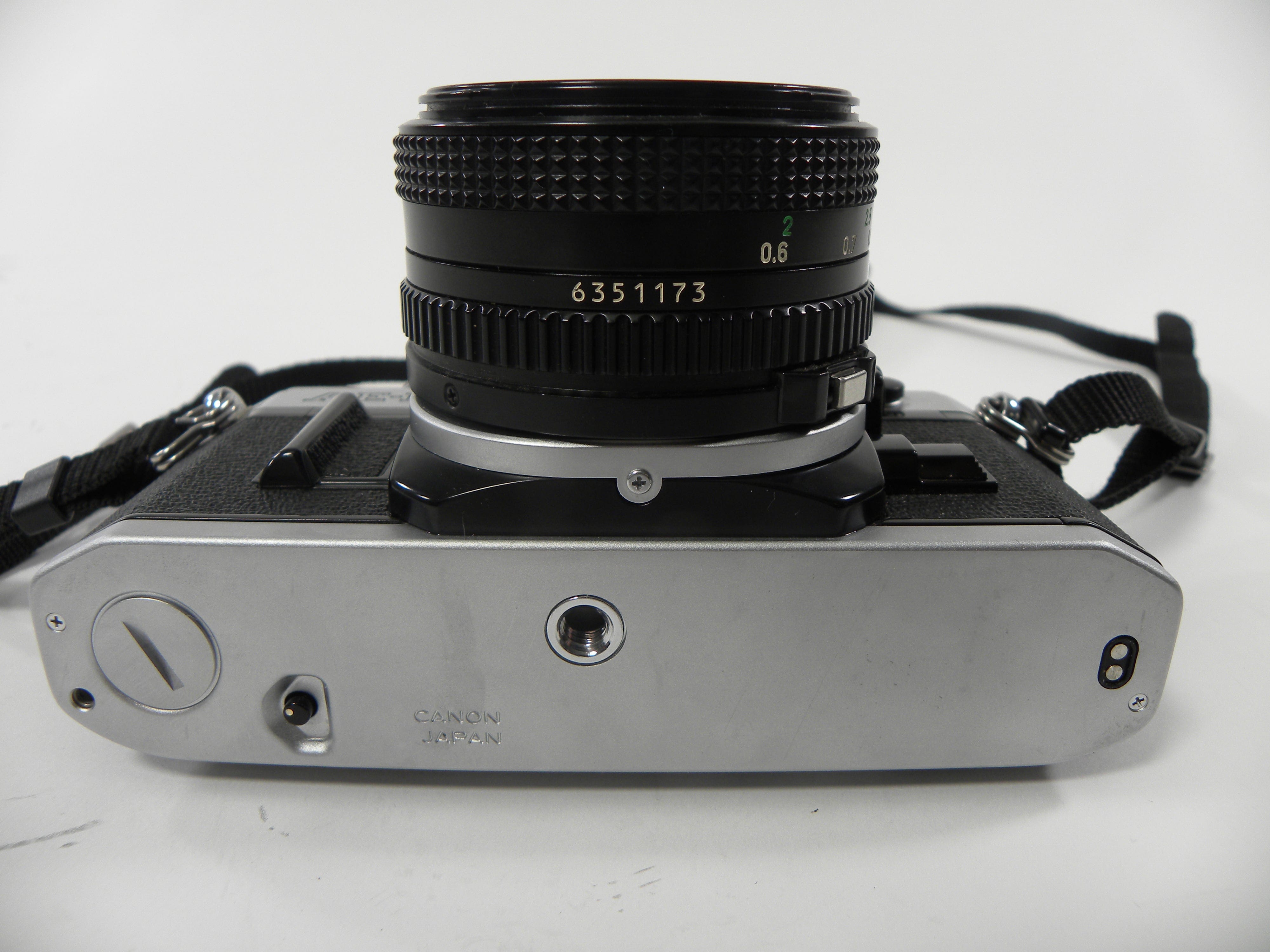 Canon AE-1 35mm SLR Camera with a 50mm f/1.8 FD Lens
