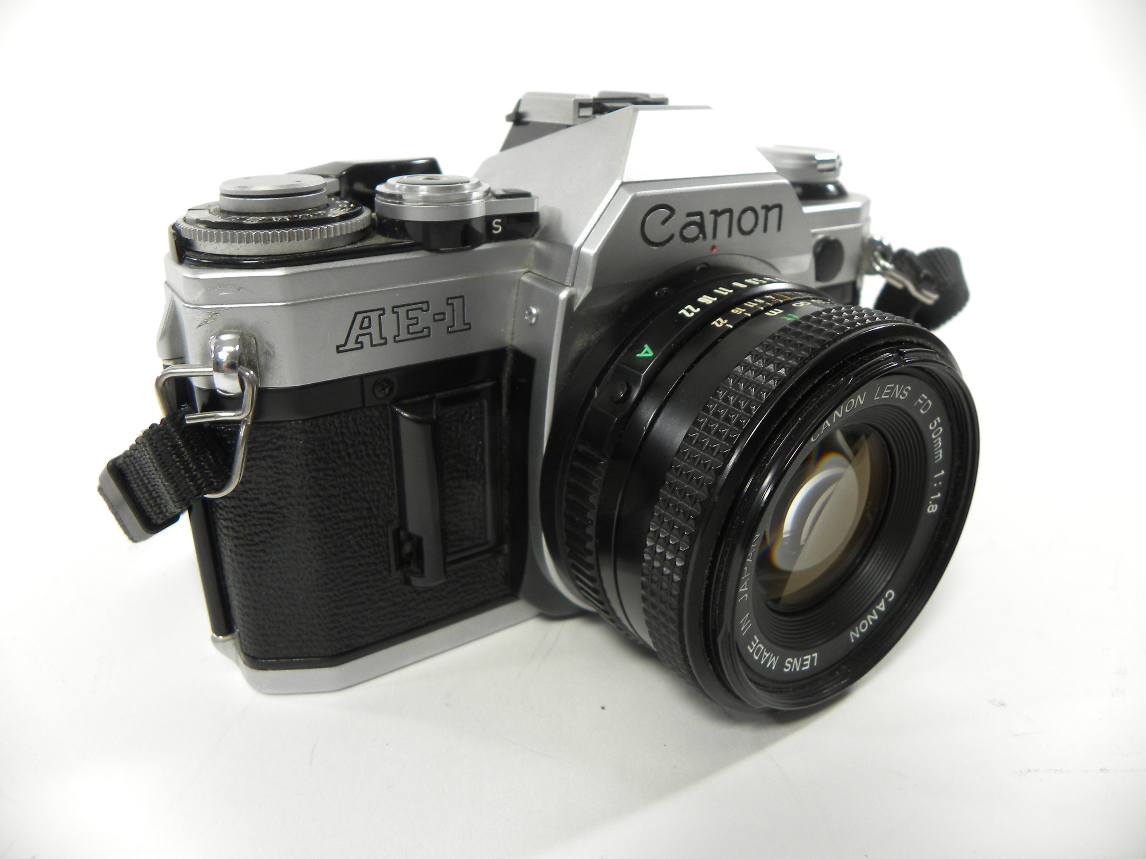 Canon AE-1 35mm SLR Camera with a 50mm f/1.8 FD Lens