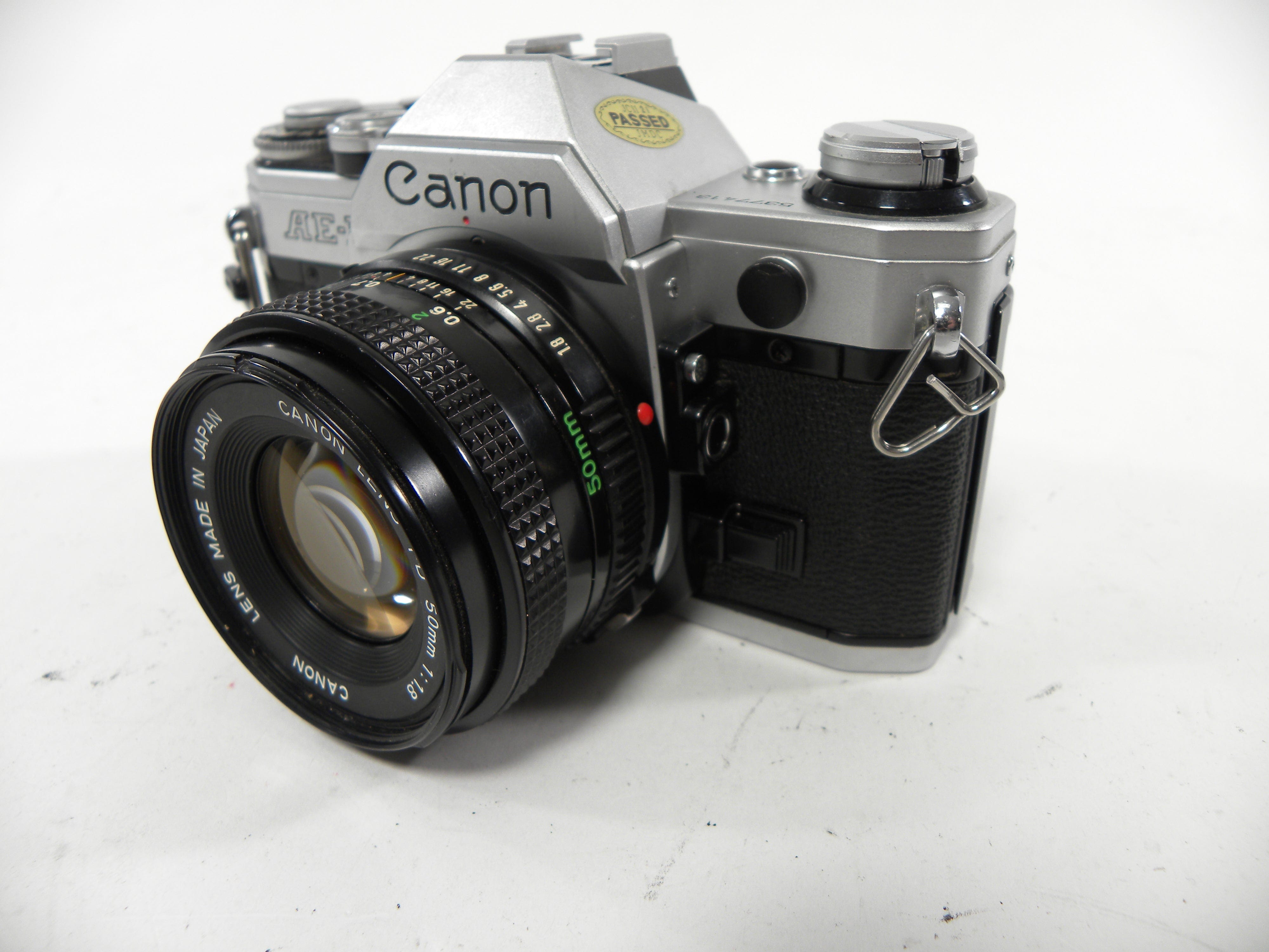 Canon AE-1 35mm SLR w/FD 50mm f1.8