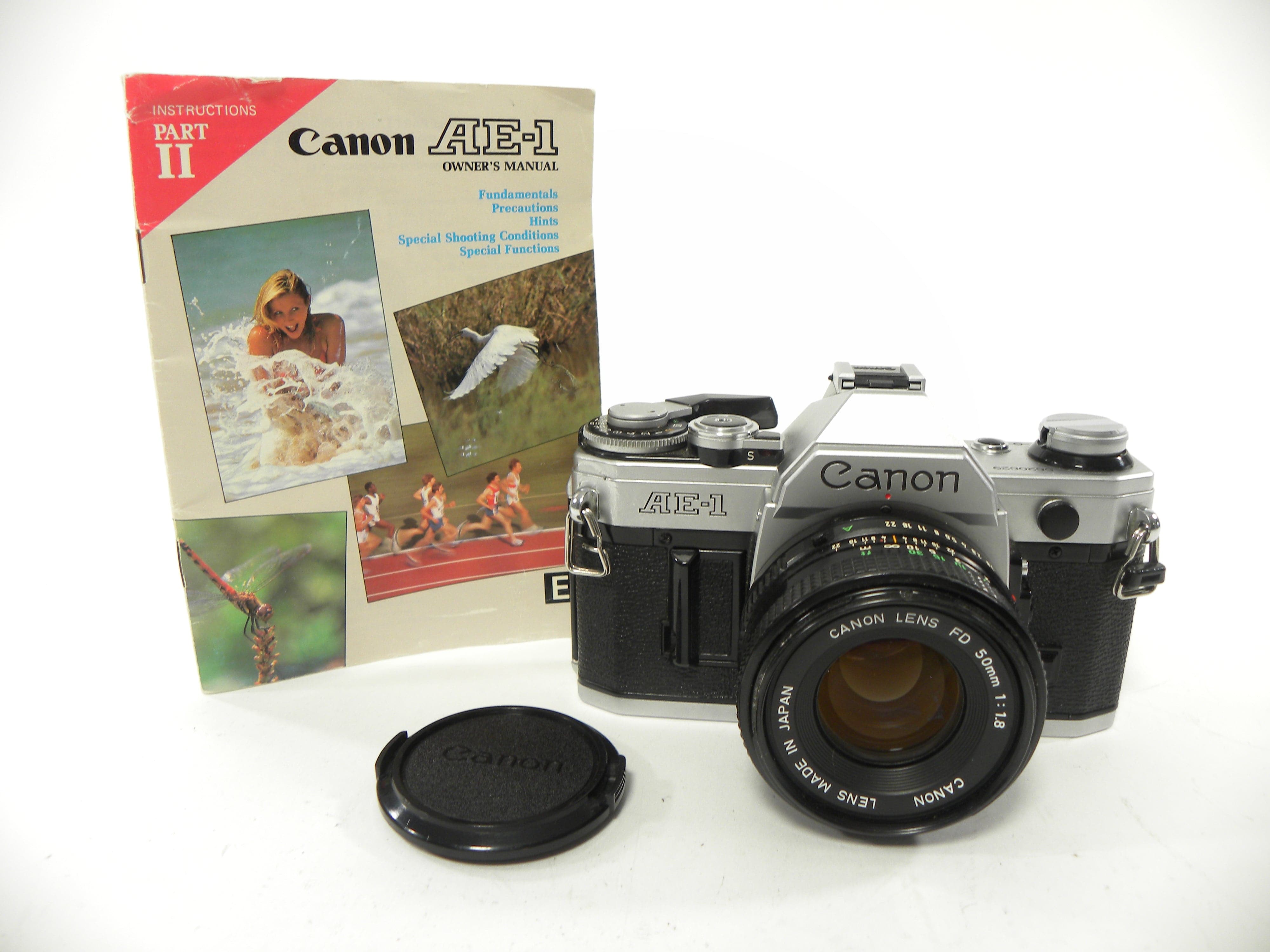 Canon AE-1 35mm SLR w/FD 50mm f1.8
