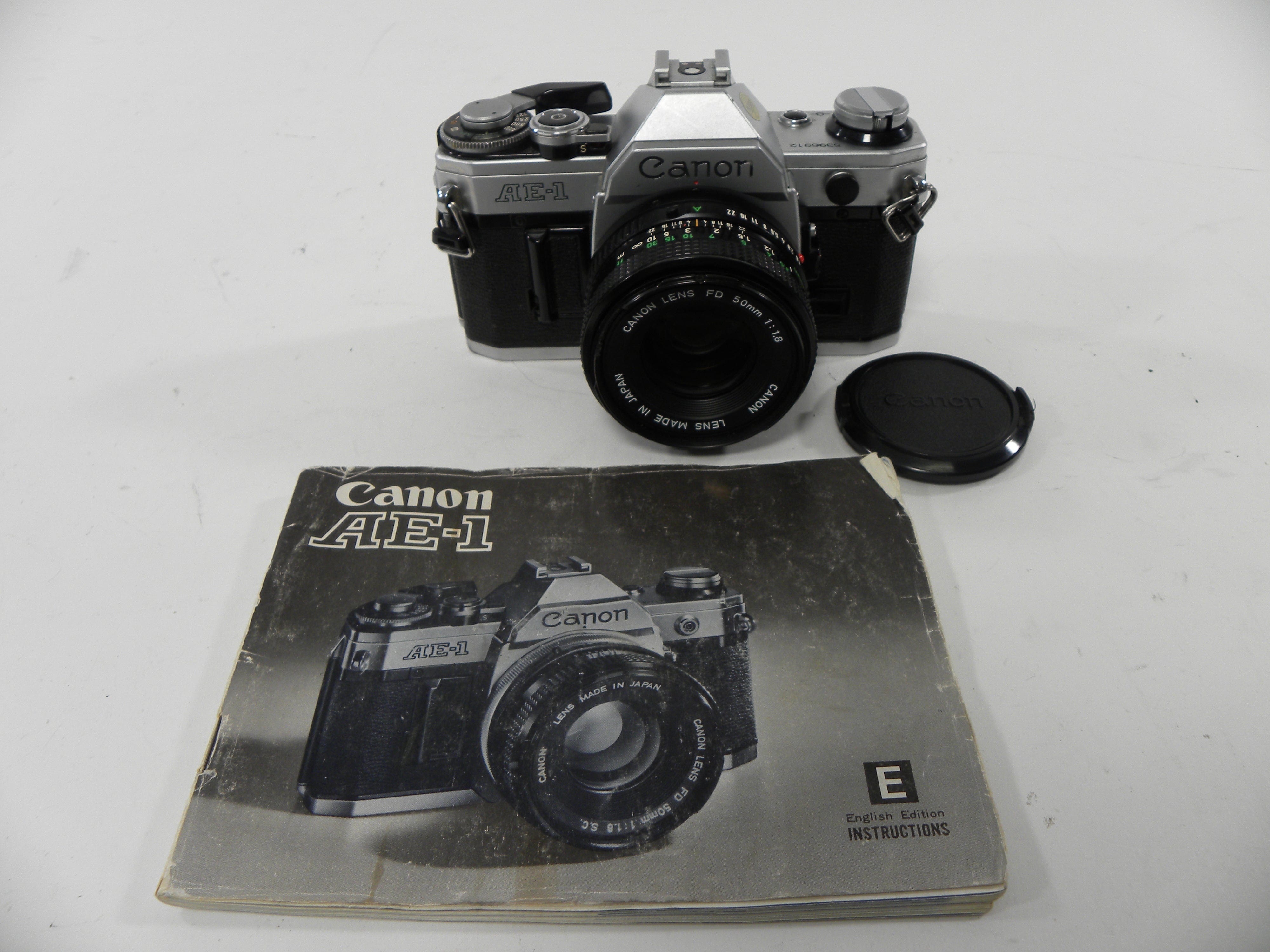 Canon AE-1 35mm SLR w/FD 50mm f1.8