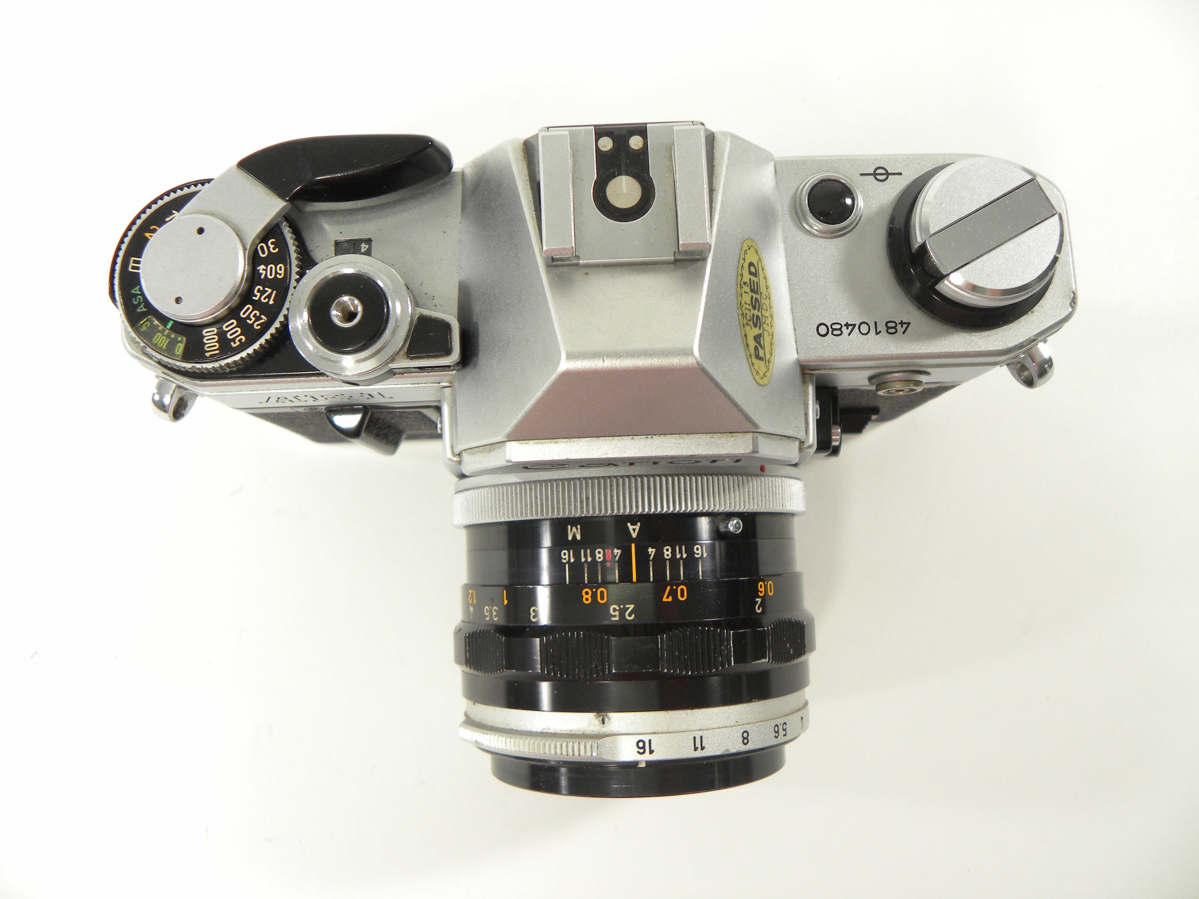 Canon AE-1 35mm SLR w/FL 50mm f1.8