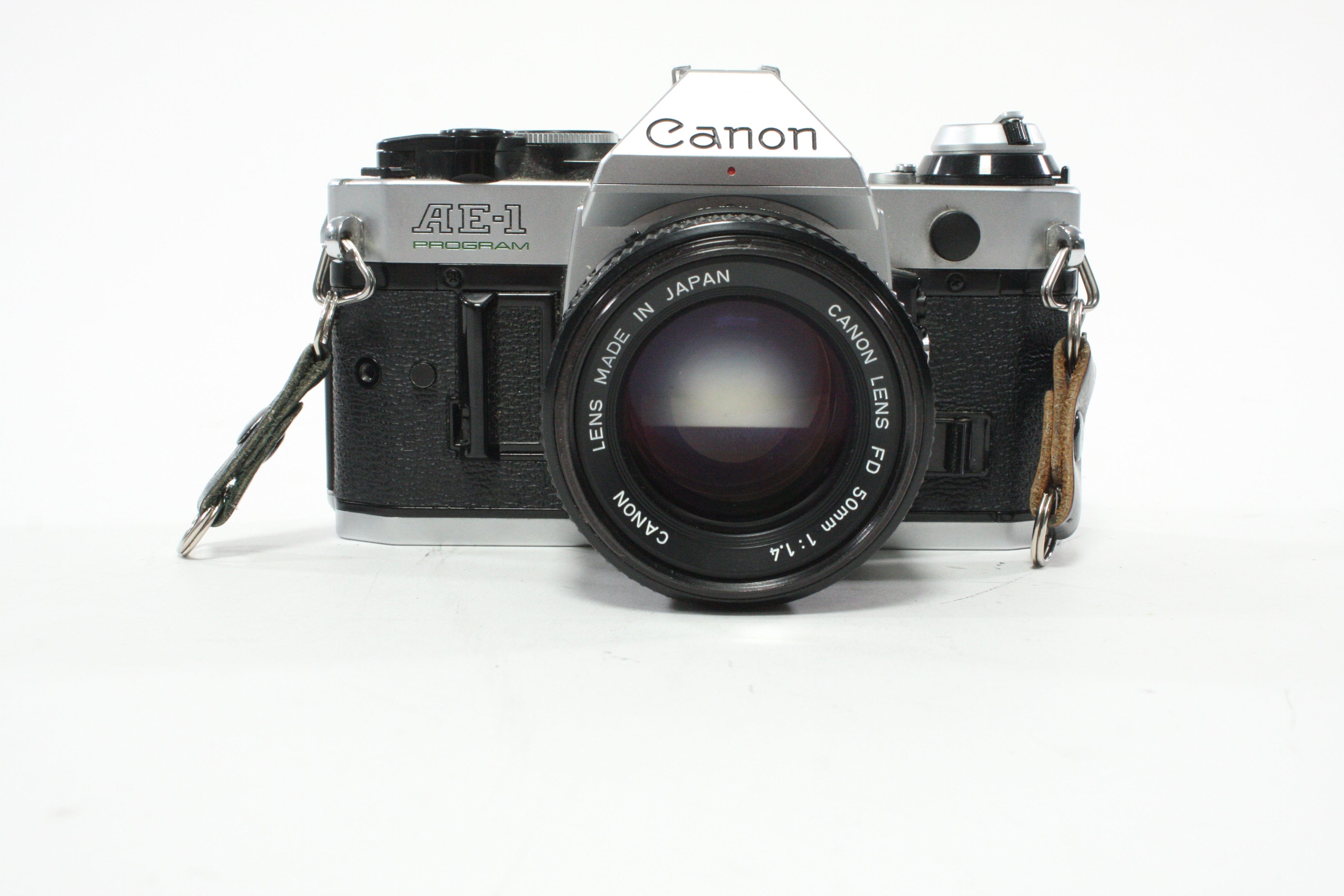 Canon AE-1 Program 35mm SLR Camera with 50mm f/1.4 FD Lens