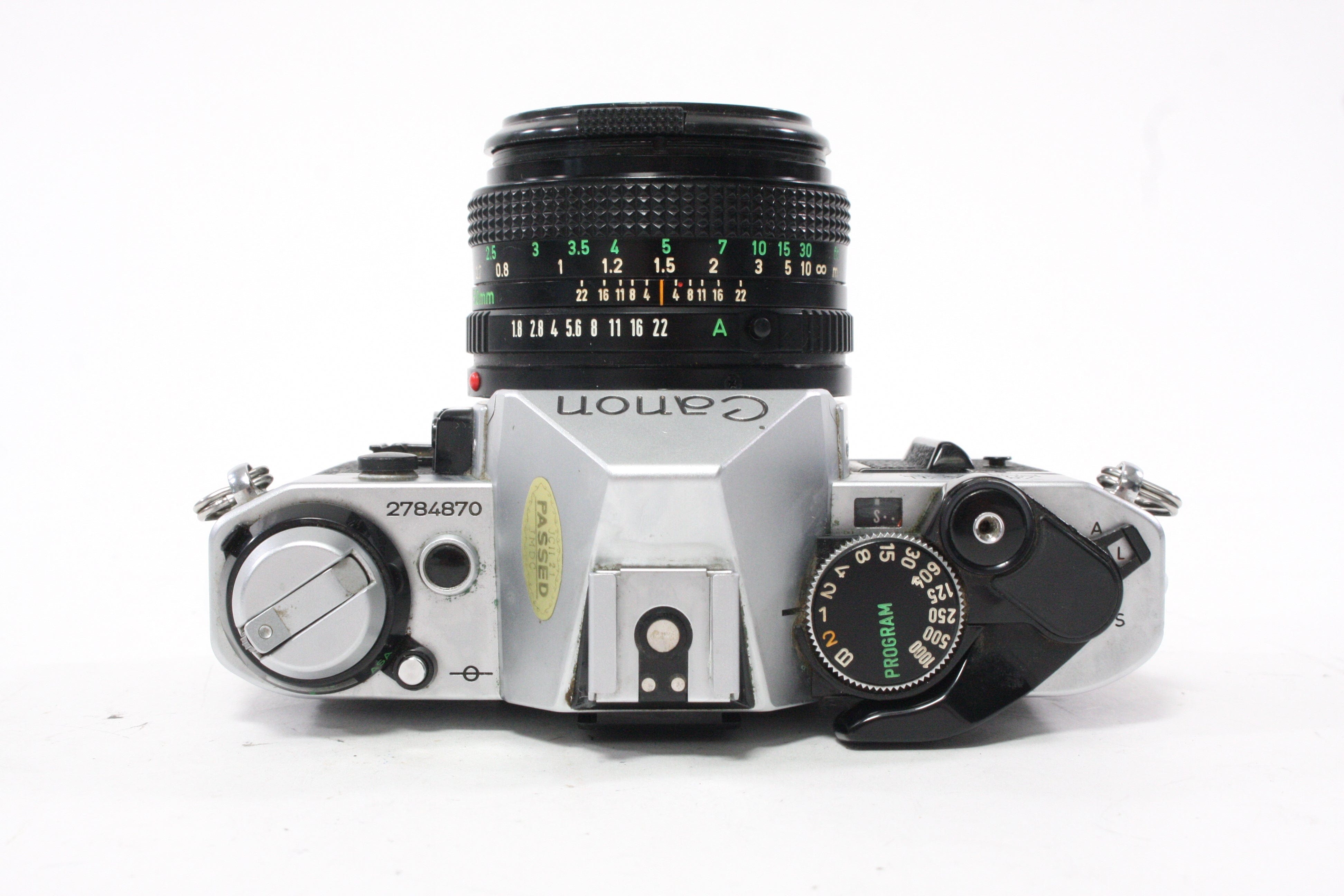 Canon AE-1 Program 35mm SLR Camera with 50mm f/1.8