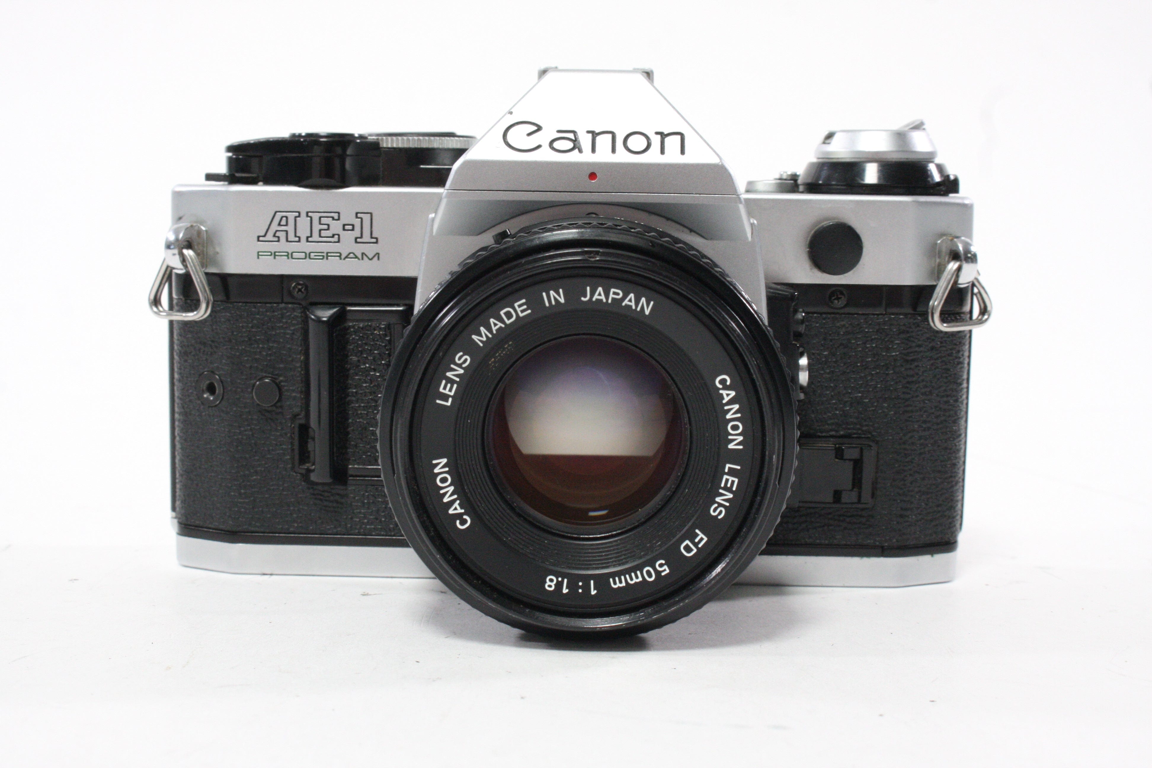 Canon AE-1 Program 35mm SLR Camera with 50mm f/1.8