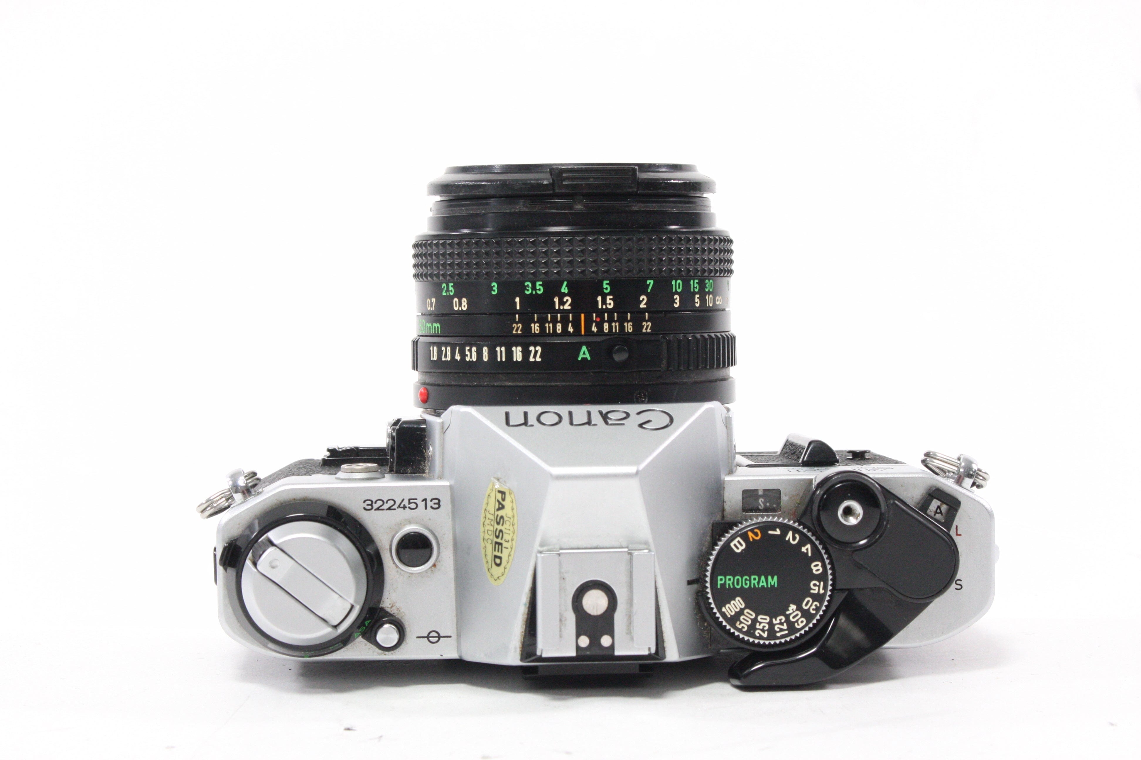 Canon AE-1 Program 35mm SLR Camera with 50mm f/1.8 Lens